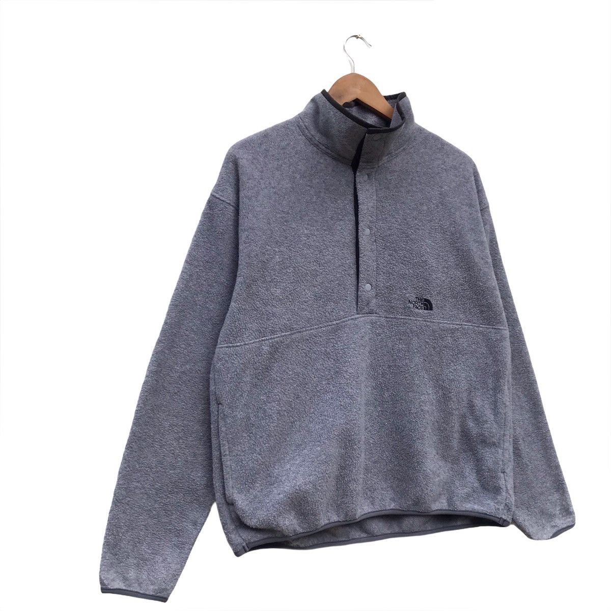 The North Face × Vintage The North Face Fleece Half Snap Button Size US L / EU 52-54 / 3 - 3 Thumbnail
