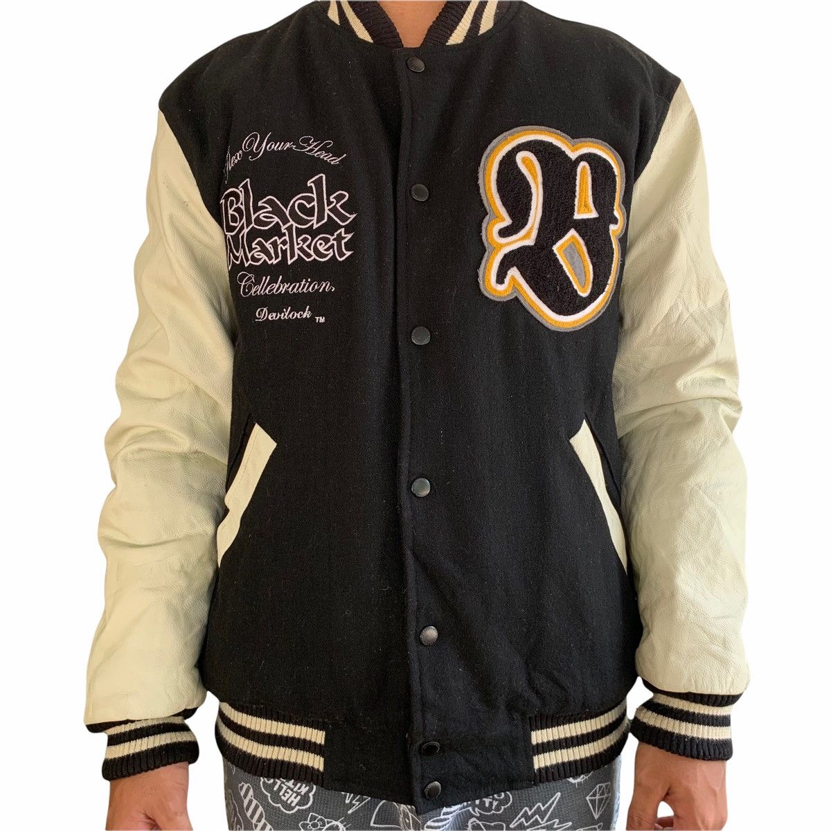 Devilock Japan Black Market Devilock Varsity Jacket Size US L / EU 52-54 / 3 - 5 Thumbnail
