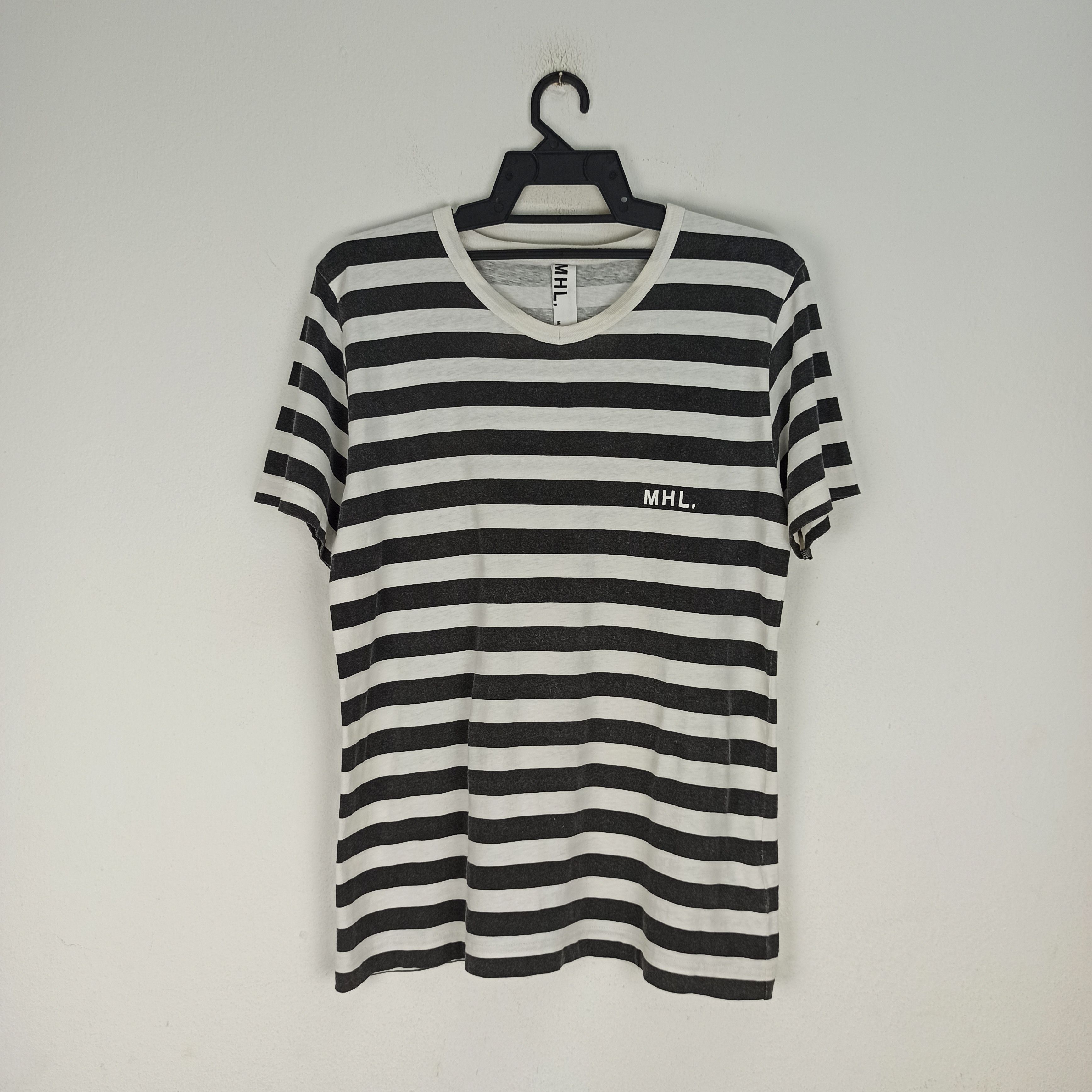 Margaret Howell 🔥Rare🔥 Margaret Howell Striped T-shirt Designer MHL Size US M / EU 48-50 / 2 - 1 Thumbnail