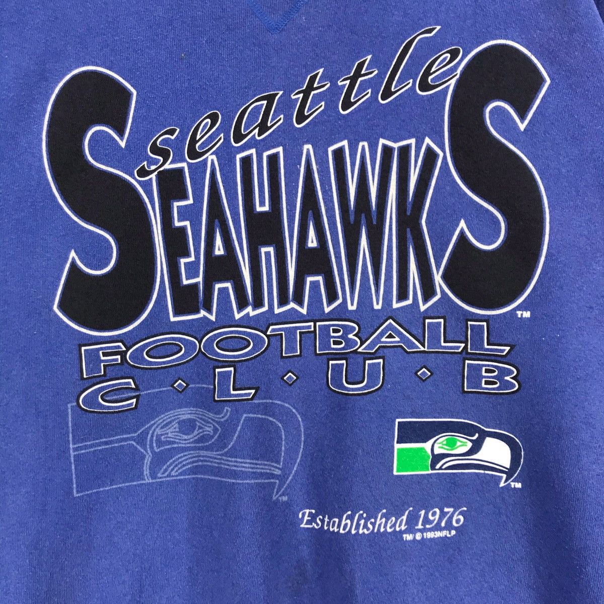 NFL 90s Seattle Seahawks Sweatshirt Crewneck Size US XL / EU 56 / 4 - 6 Thumbnail