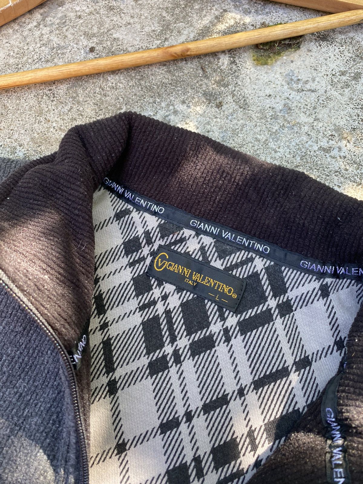 Gianni Valentino × Valentino × Vintage 🔥STEALS🔥 Vintage Gianni Valentino Multizipper Pocket Jacket Size US L / EU 52-54 / 3 - 5 Thumbnail