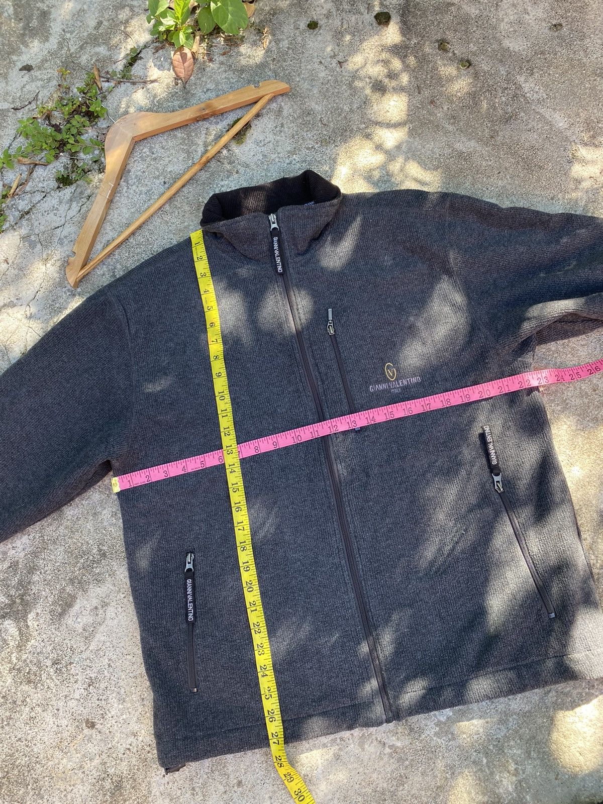Gianni Valentino × Valentino × Vintage 🔥STEALS🔥 Vintage Gianni Valentino Multizipper Pocket Jacket Size US L / EU 52-54 / 3 - 9 Thumbnail