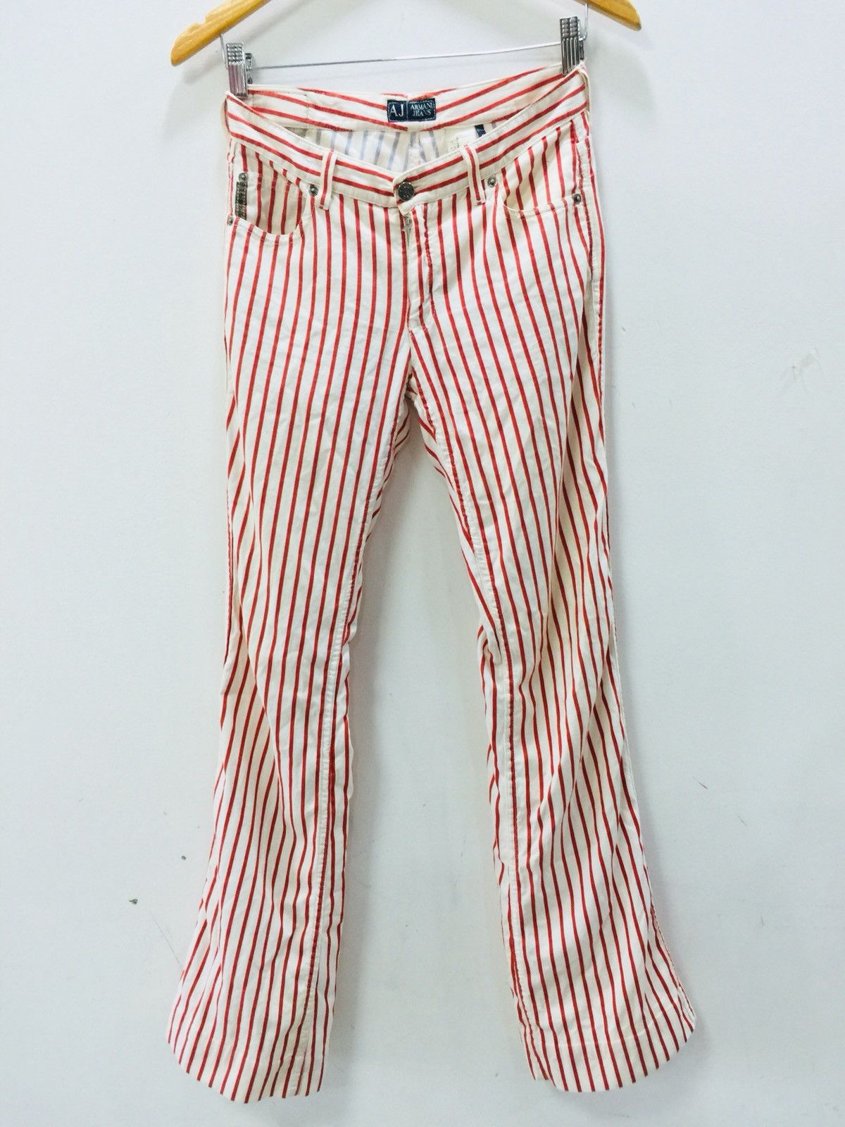 Armani Exchange × Dsquared2 AJ Armani Jean striped model cutting by AJ jeans Size US 26 / EU 42 - 1 Thumbnail