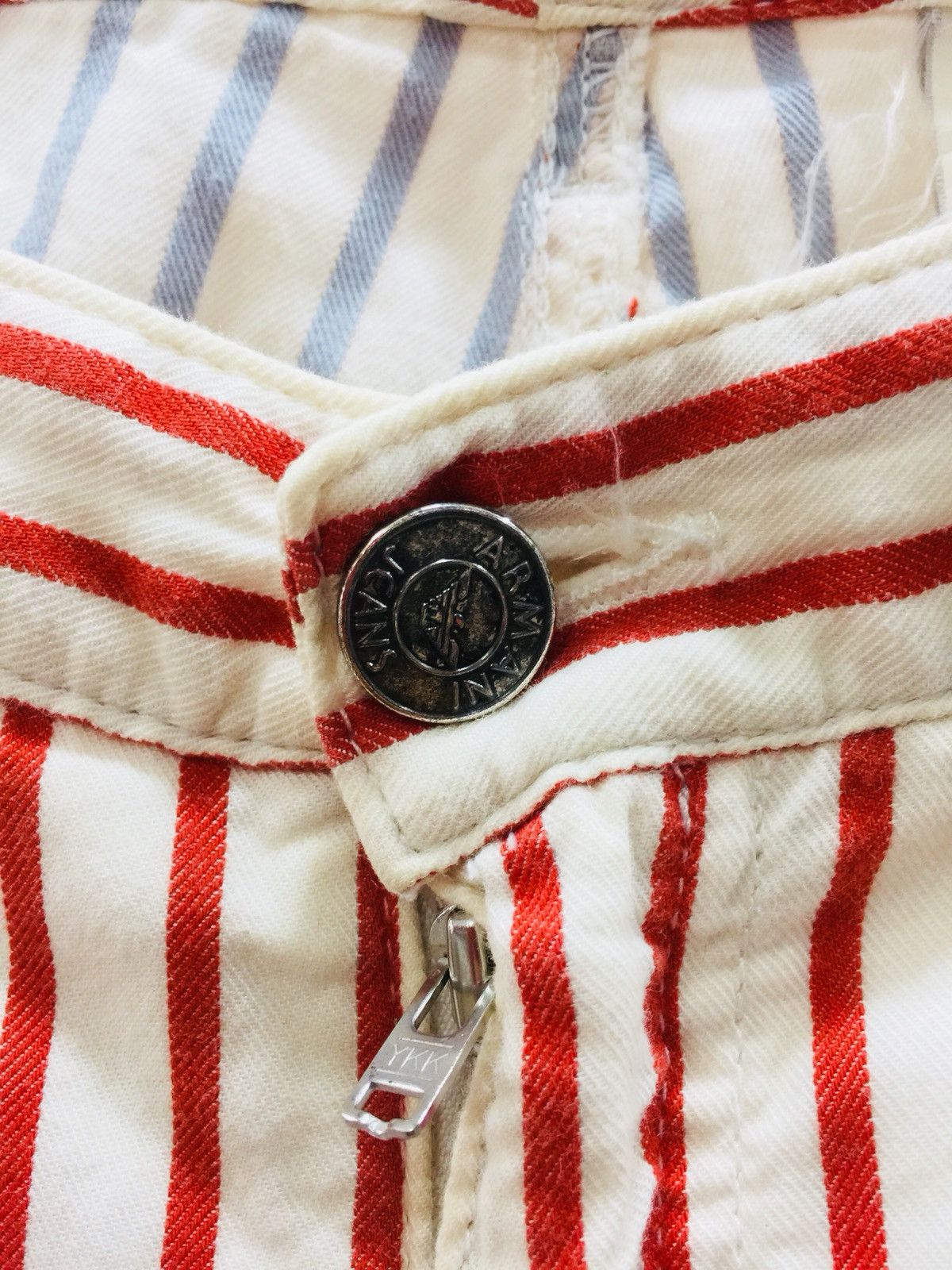Armani Exchange × Dsquared2 AJ Armani Jean striped model cutting by AJ jeans Size US 26 / EU 42 - 4 Thumbnail