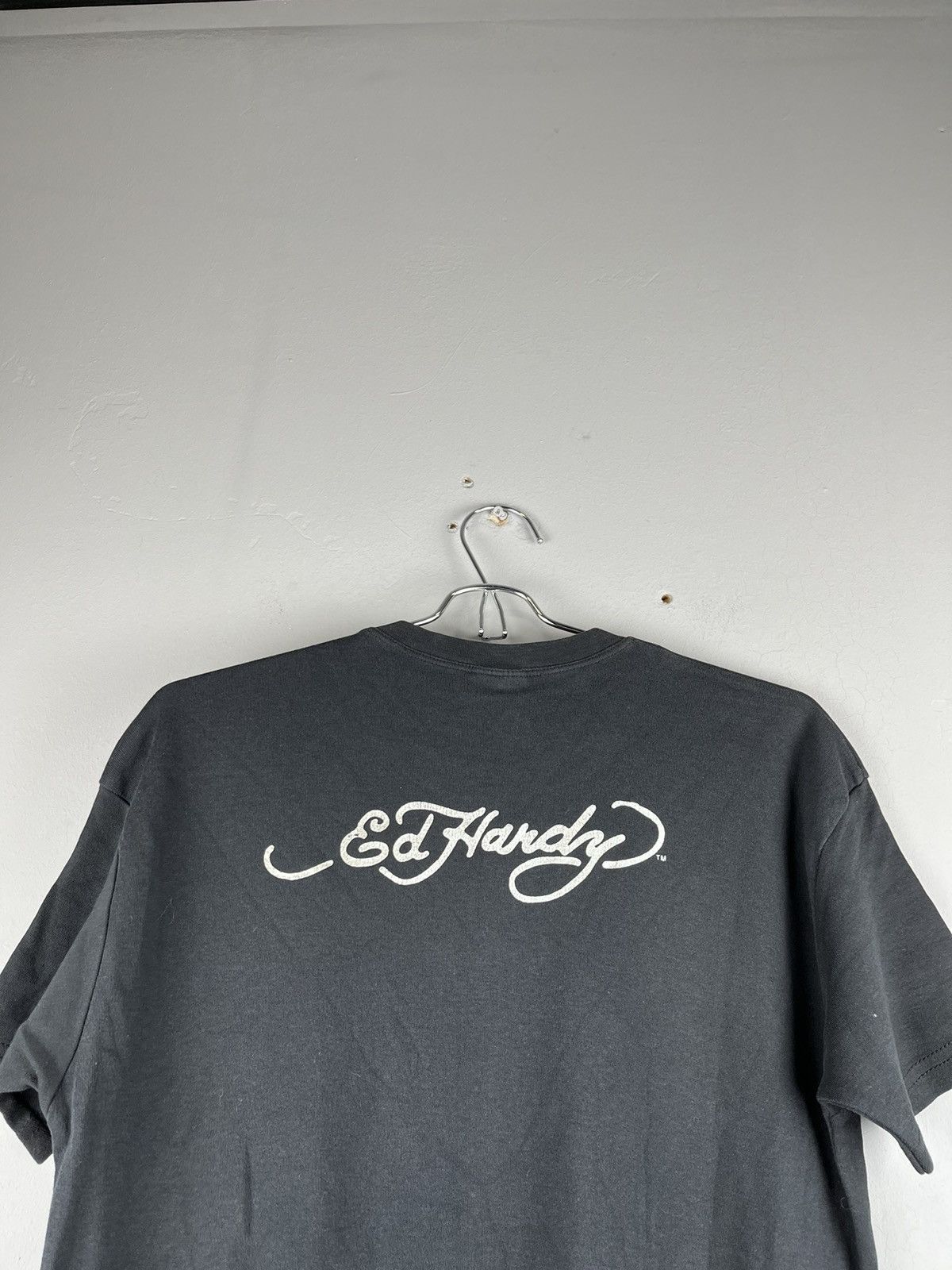 Christian Audigier × Ed Hardy × Vintage Vintage Ed Hardy tee Cristian Audigier y2k Size L / US 10 / IT 46 - 7 Thumbnail