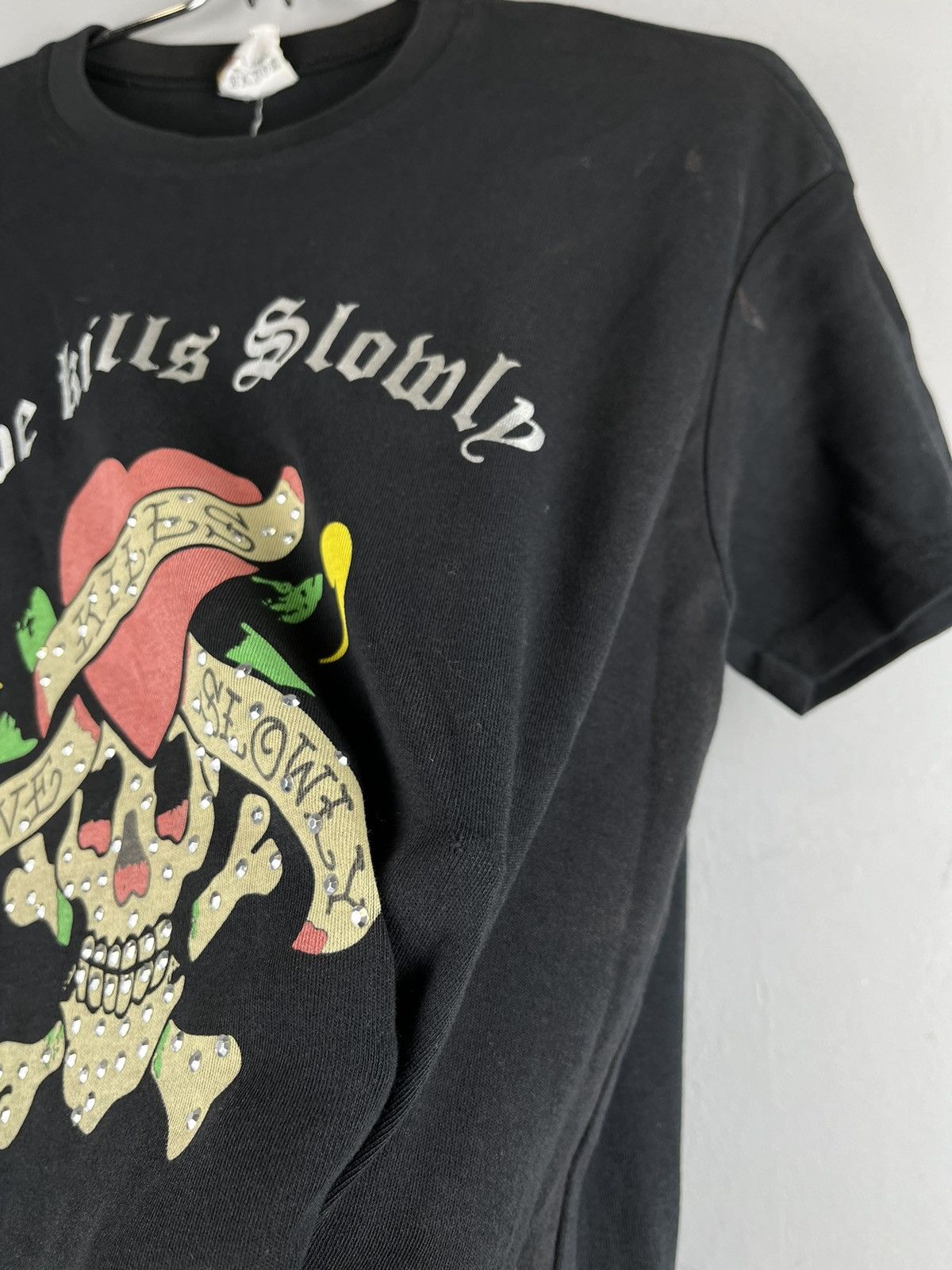 Christian Audigier × Ed Hardy × Vintage Vintage Ed Hardy tee Cristian Audigier y2k Size L / US 10 / IT 46 - 3 Thumbnail
