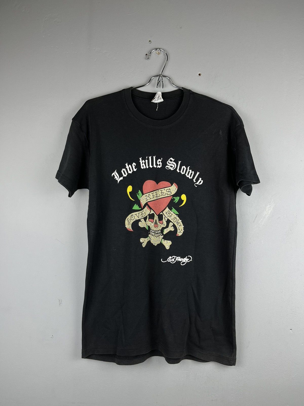 Christian Audigier × Ed Hardy × Vintage Vintage Ed Hardy tee Cristian Audigier y2k Size L / US 10 / IT 46 - 1 Thumbnail