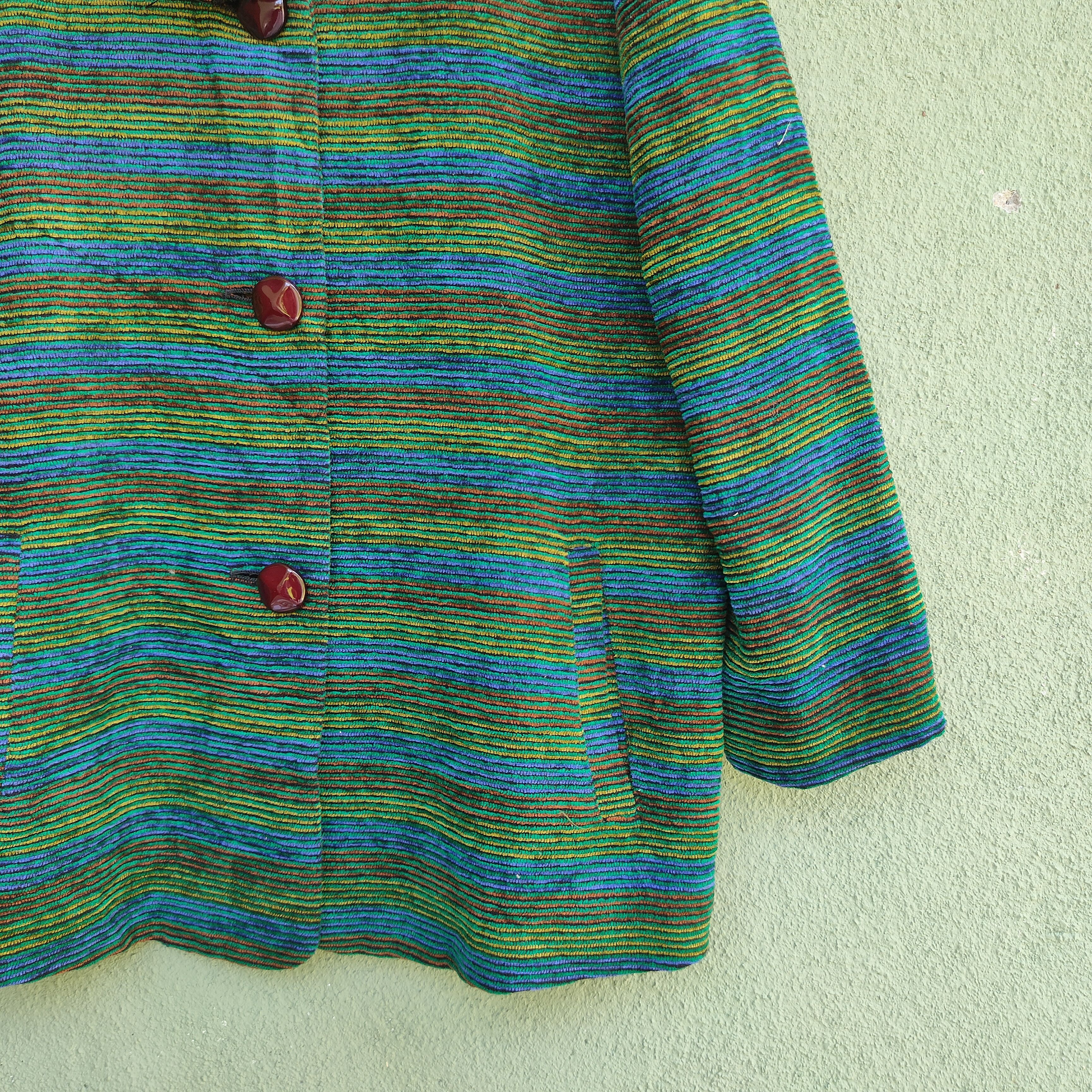 Japanese Brand Vtg ELEGANCE MODELE PLANER Button Ups Coat Jacket Size US M / EU 48-50 / 2 - 2 Thumbnail