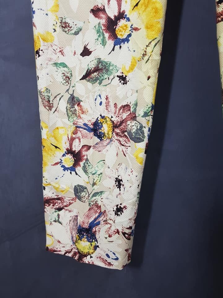 ADAM ET ROPE × Japanese Brand Japanese Adam et Rope Floral Casual Cropped Pant Size US 29 - 11 Thumbnail