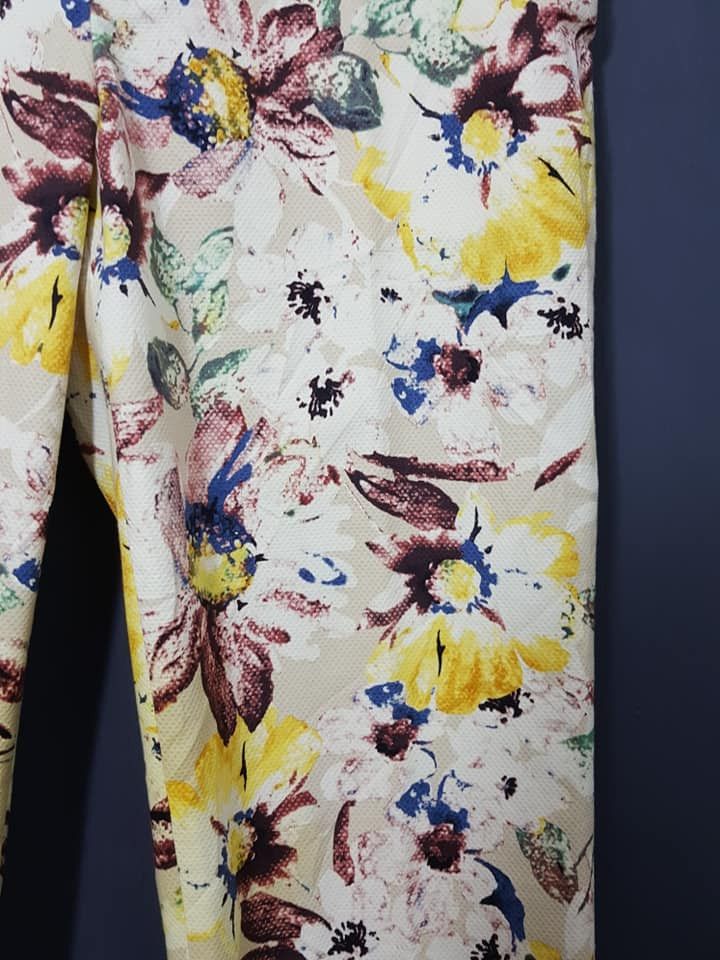 ADAM ET ROPE × Japanese Brand Japanese Adam et Rope Floral Casual Cropped Pant Size US 29 - 10 Thumbnail