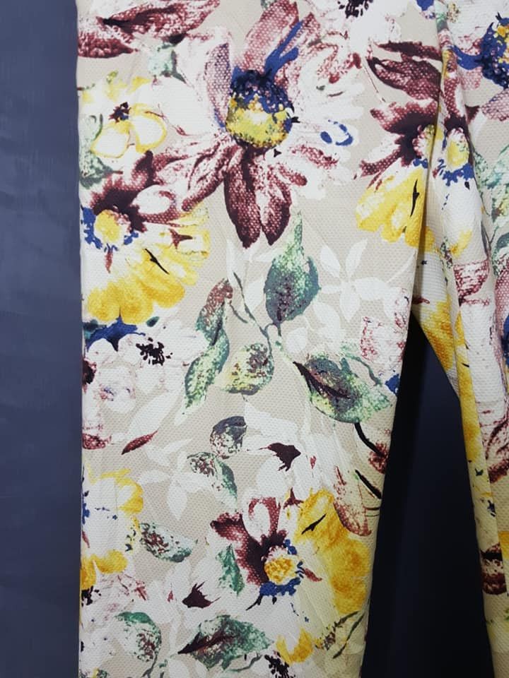 ADAM ET ROPE × Japanese Brand Japanese Adam et Rope Floral Casual Cropped Pant Size US 29 - 9 Thumbnail