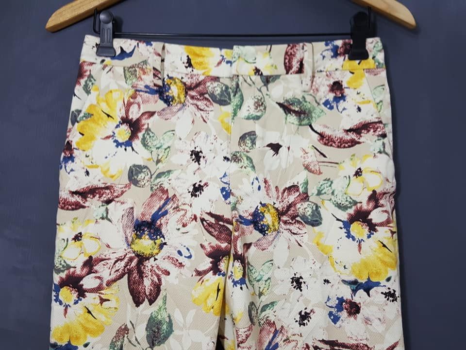 ADAM ET ROPE × Japanese Brand Japanese Adam et Rope Floral Casual Cropped Pant Size US 29 - 7 Thumbnail