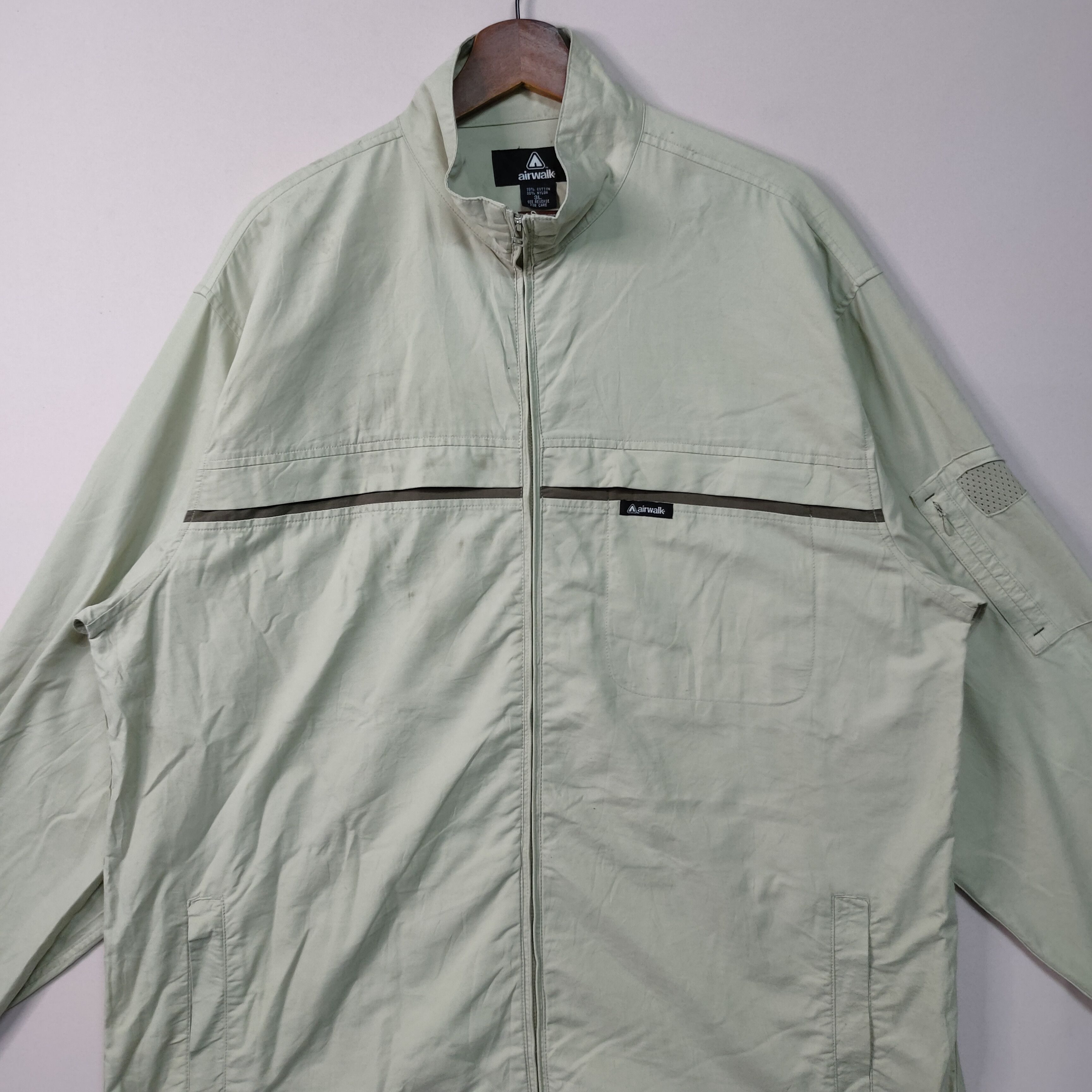 Airwalk VINTAGE AIRWALK SMALL LOGO ZIPPER UPS SWEATER JACKET Size US XL / EU 56 / 4 - 8 Thumbnail