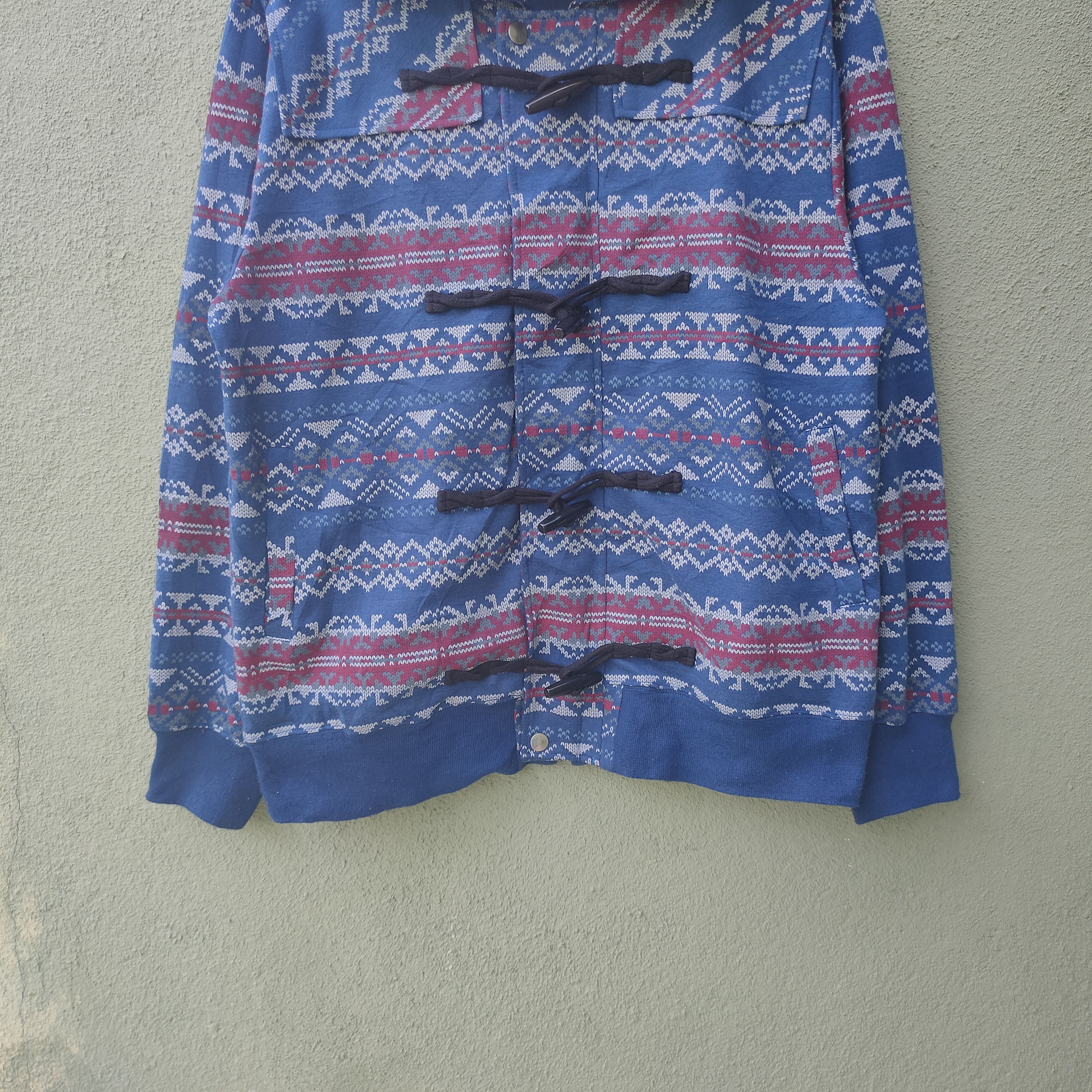 Japanese Brand Vintage Euroyal Nice Design Button Ups Hooded Jacket Size US L / EU 52-54 / 3 - 3 Thumbnail