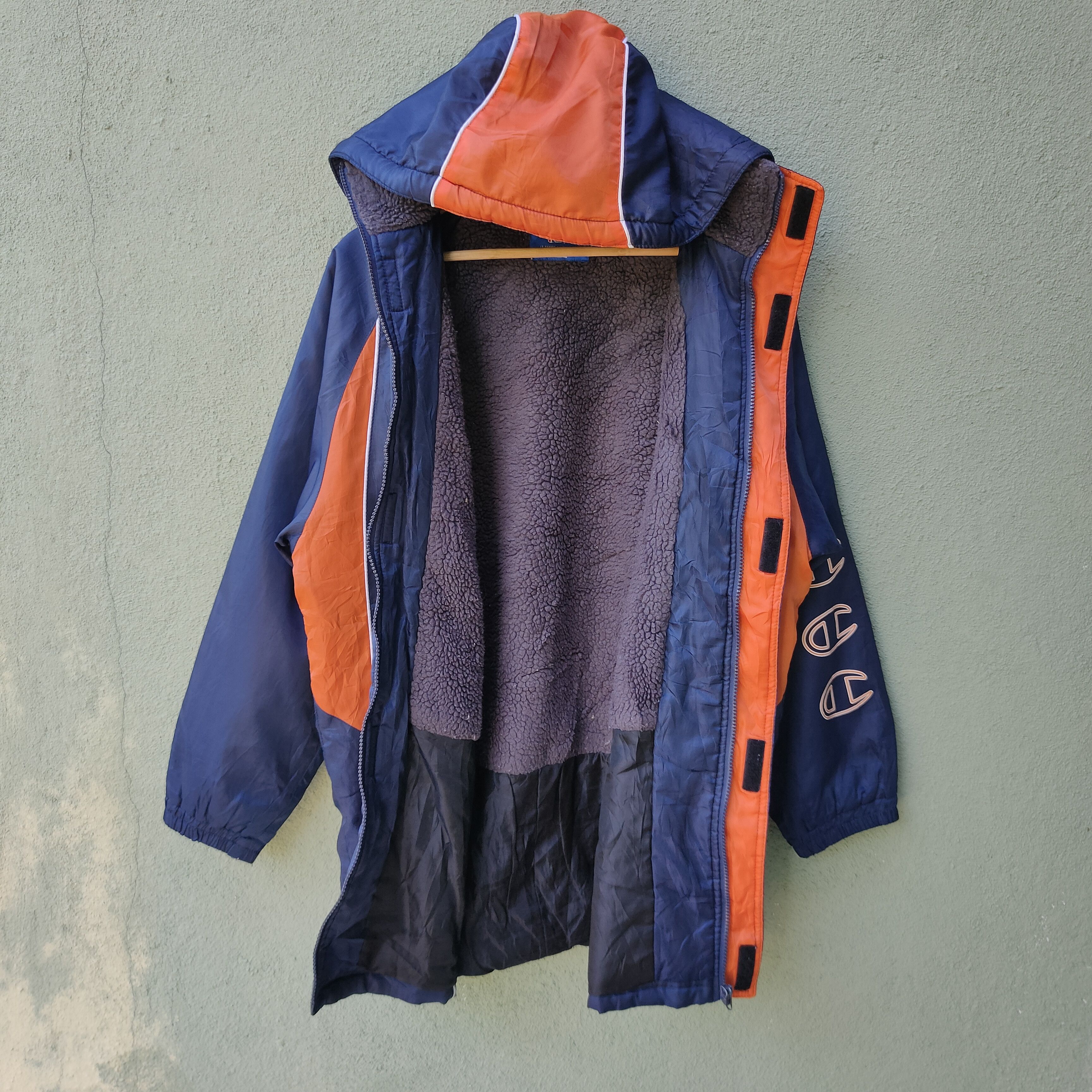 Champion × Vintage Vintage CHAMPION Zipper Ups Big logo Hoodie Sweater Jacket Size US L / EU 52-54 / 3 - 8 Thumbnail
