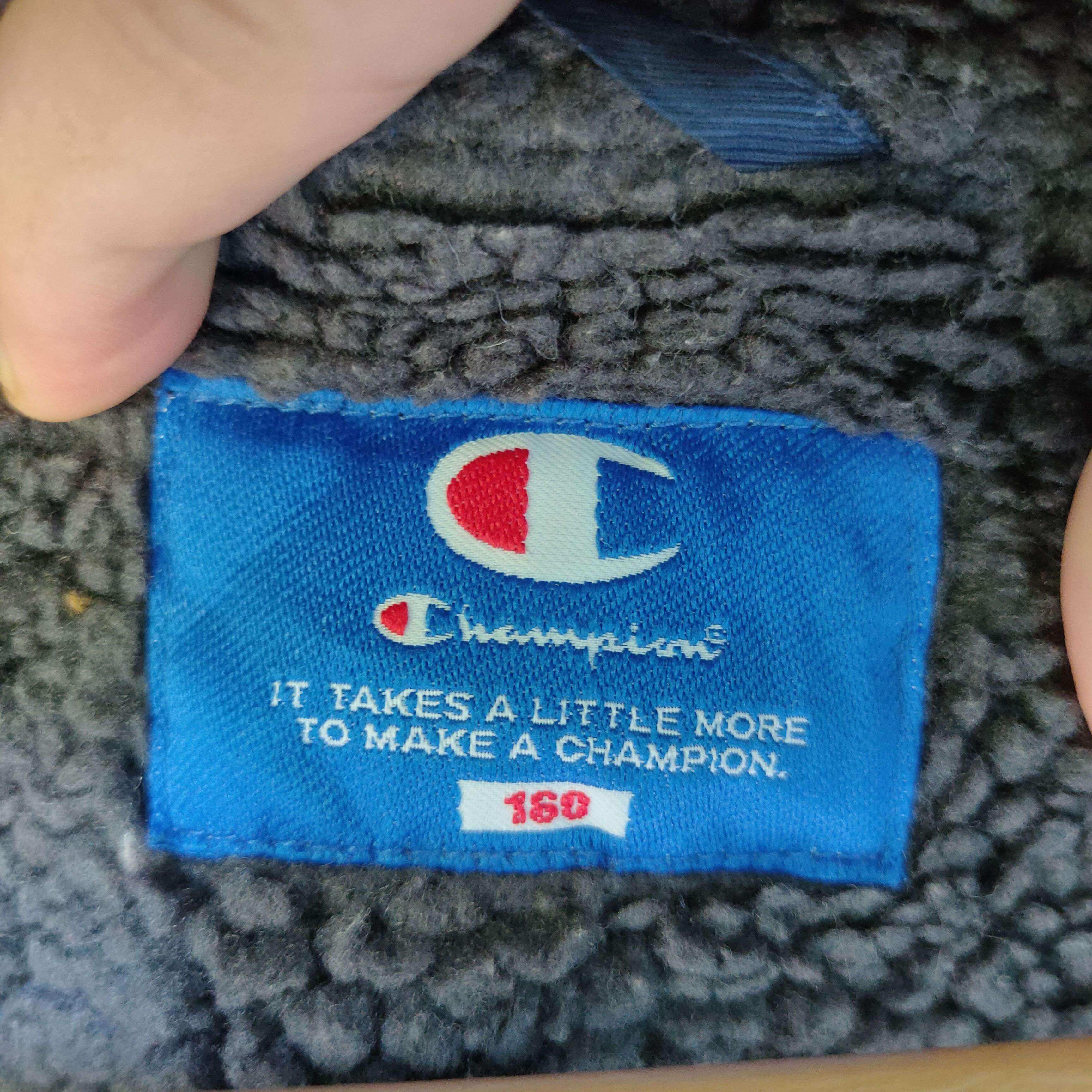 Champion × Vintage Vintage CHAMPION Zipper Ups Big logo Hoodie Sweater Jacket Size US L / EU 52-54 / 3 - 7 Thumbnail