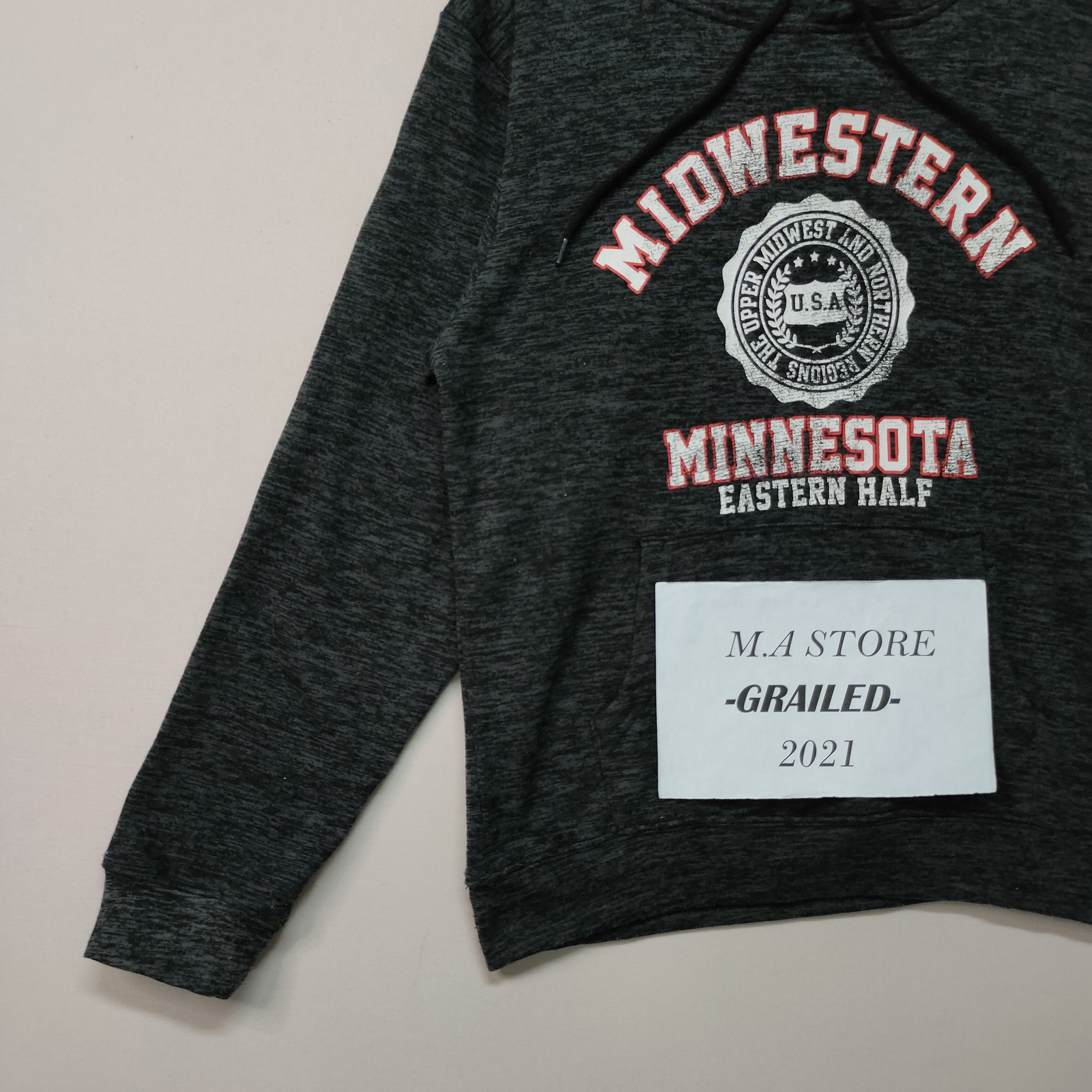 Vintage Vintage Freesual Nice Design Hoodie Sweatshirt Size US M / EU 48-50 / 2 - 4 Thumbnail