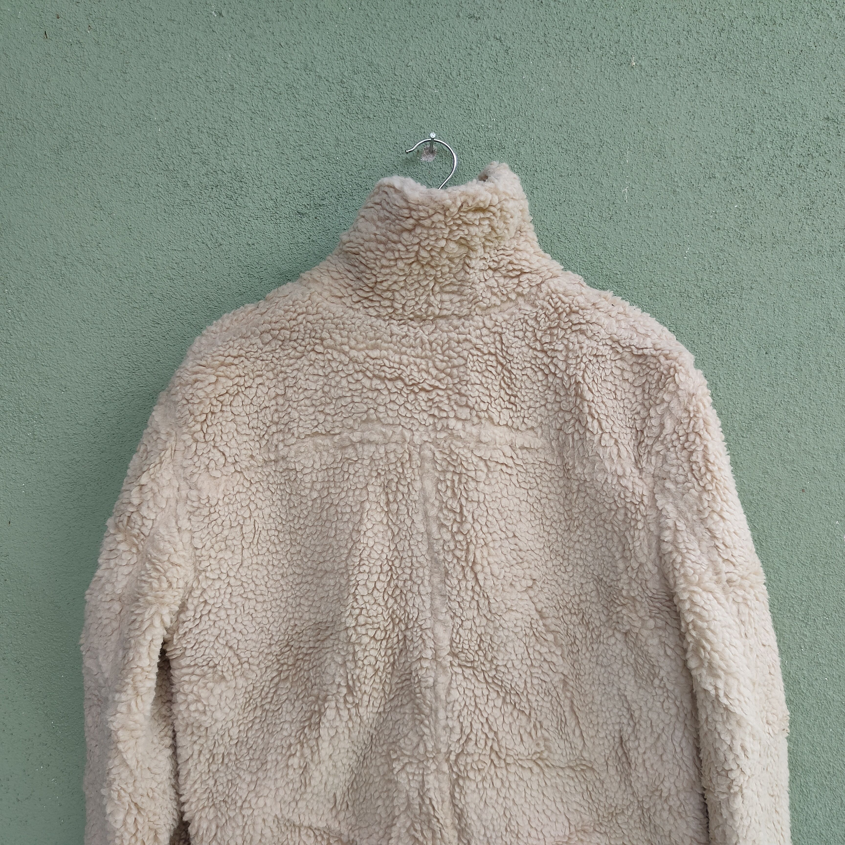 Divided Vintage DIVIDED H&M Sherpa Rare Design Zipper Ups Jacket Size US L / EU 52-54 / 3 - 11 Thumbnail