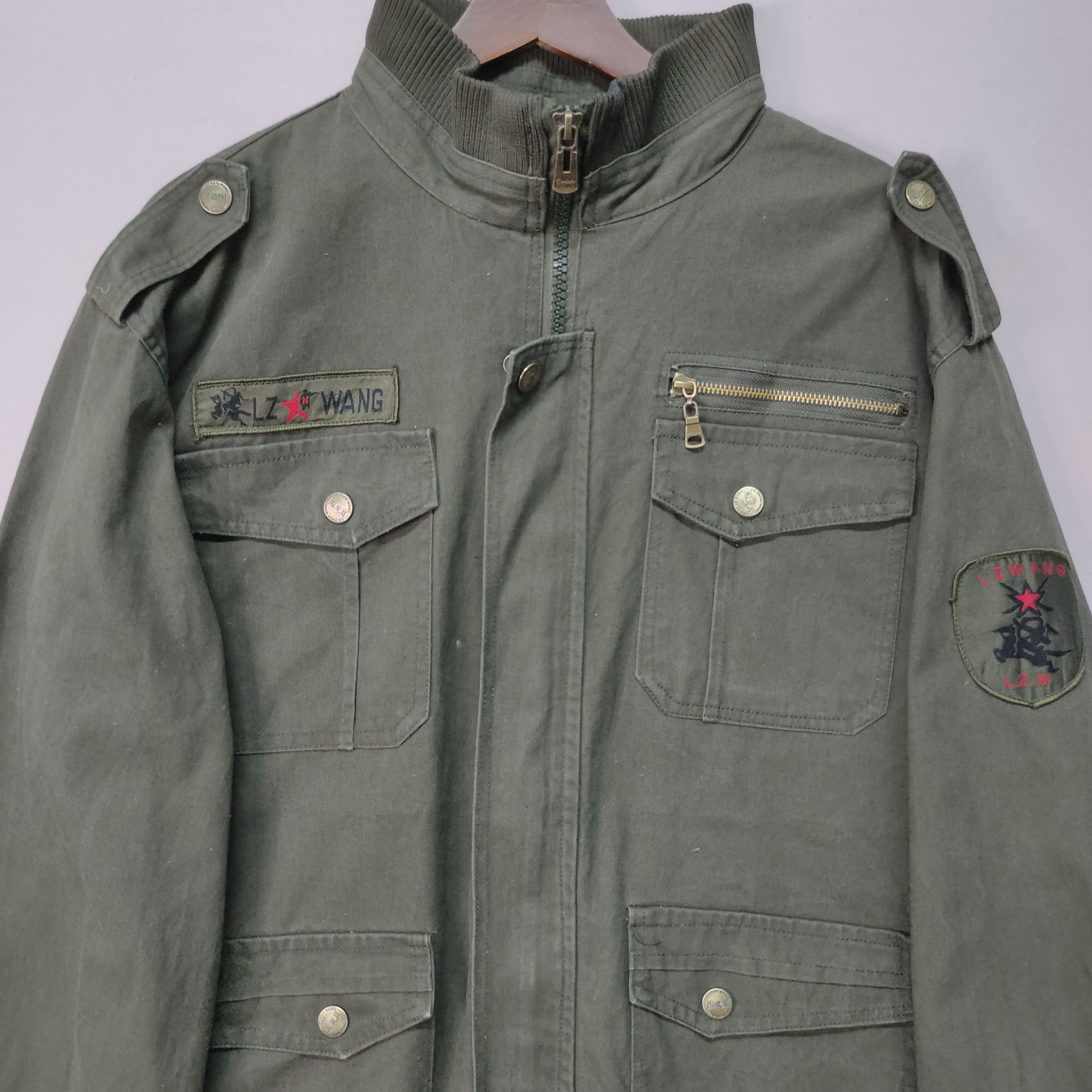 Japanese Brand JAPANESE VINTAGE ARMY MULTI POCKET ZIPPER UPS JACKET Size US XL / EU 56 / 4 - 8 Thumbnail