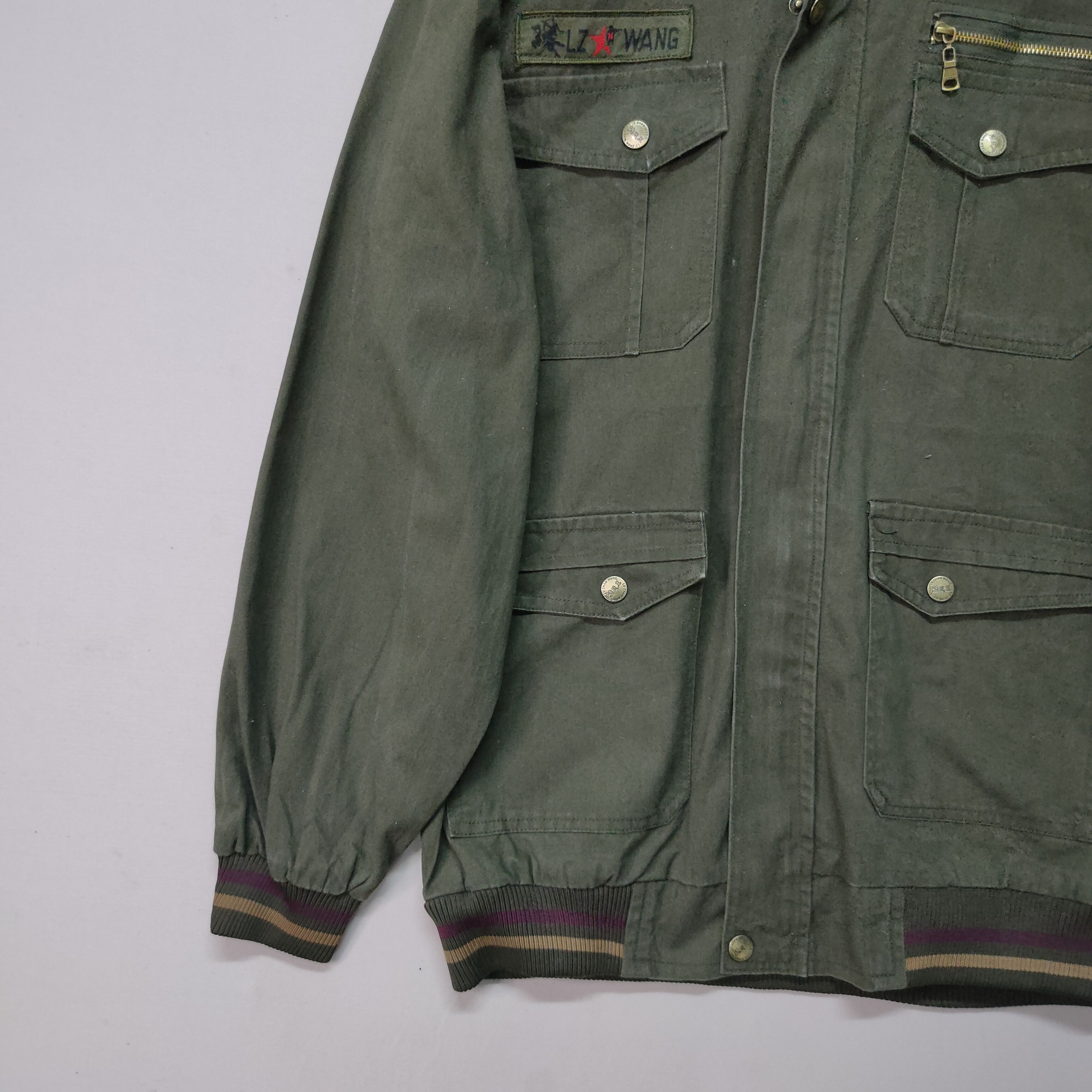 Japanese Brand JAPANESE VINTAGE ARMY MULTI POCKET ZIPPER UPS JACKET Size US XL / EU 56 / 4 - 10 Thumbnail