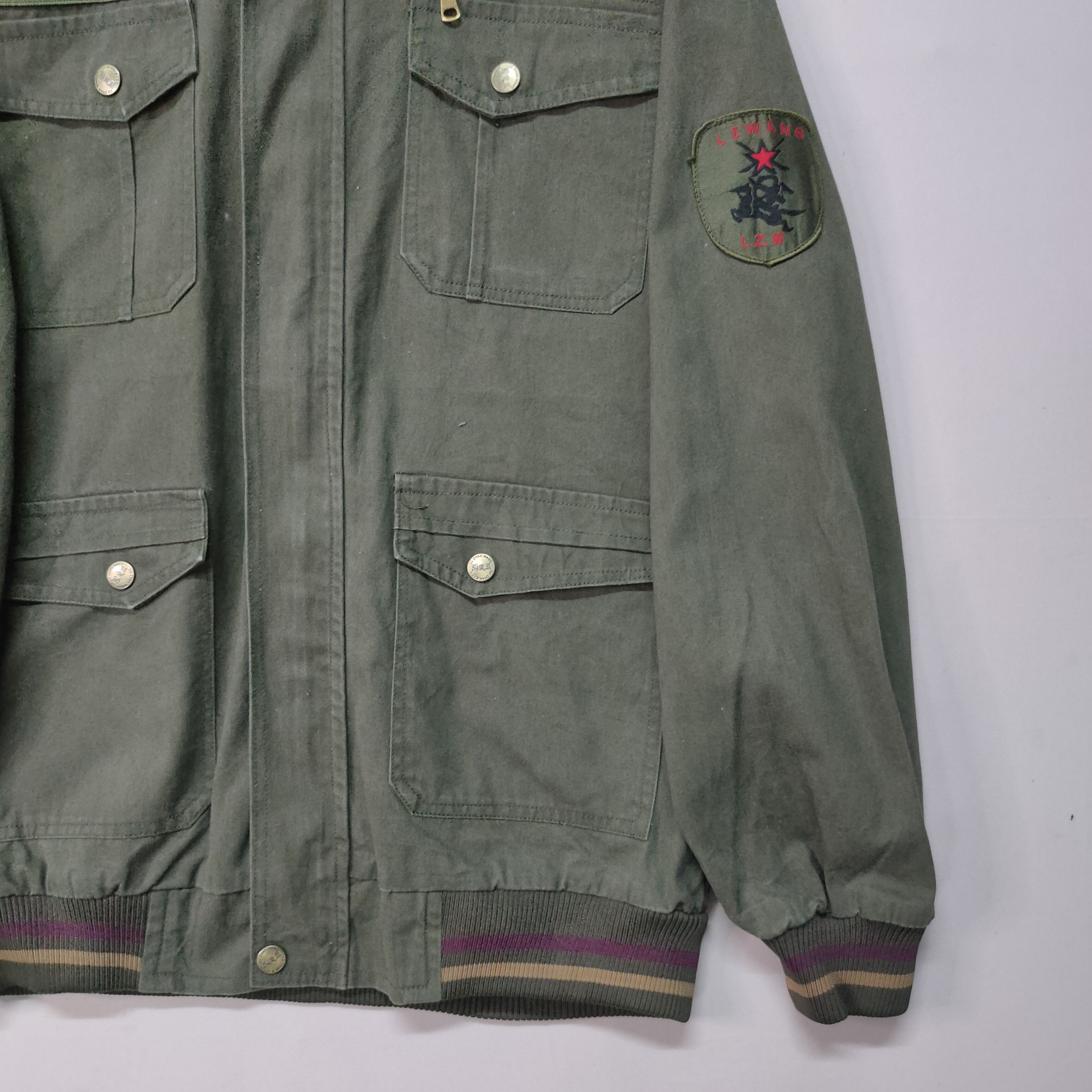 Japanese Brand JAPANESE VINTAGE ARMY MULTI POCKET ZIPPER UPS JACKET Size US XL / EU 56 / 4 - 9 Thumbnail