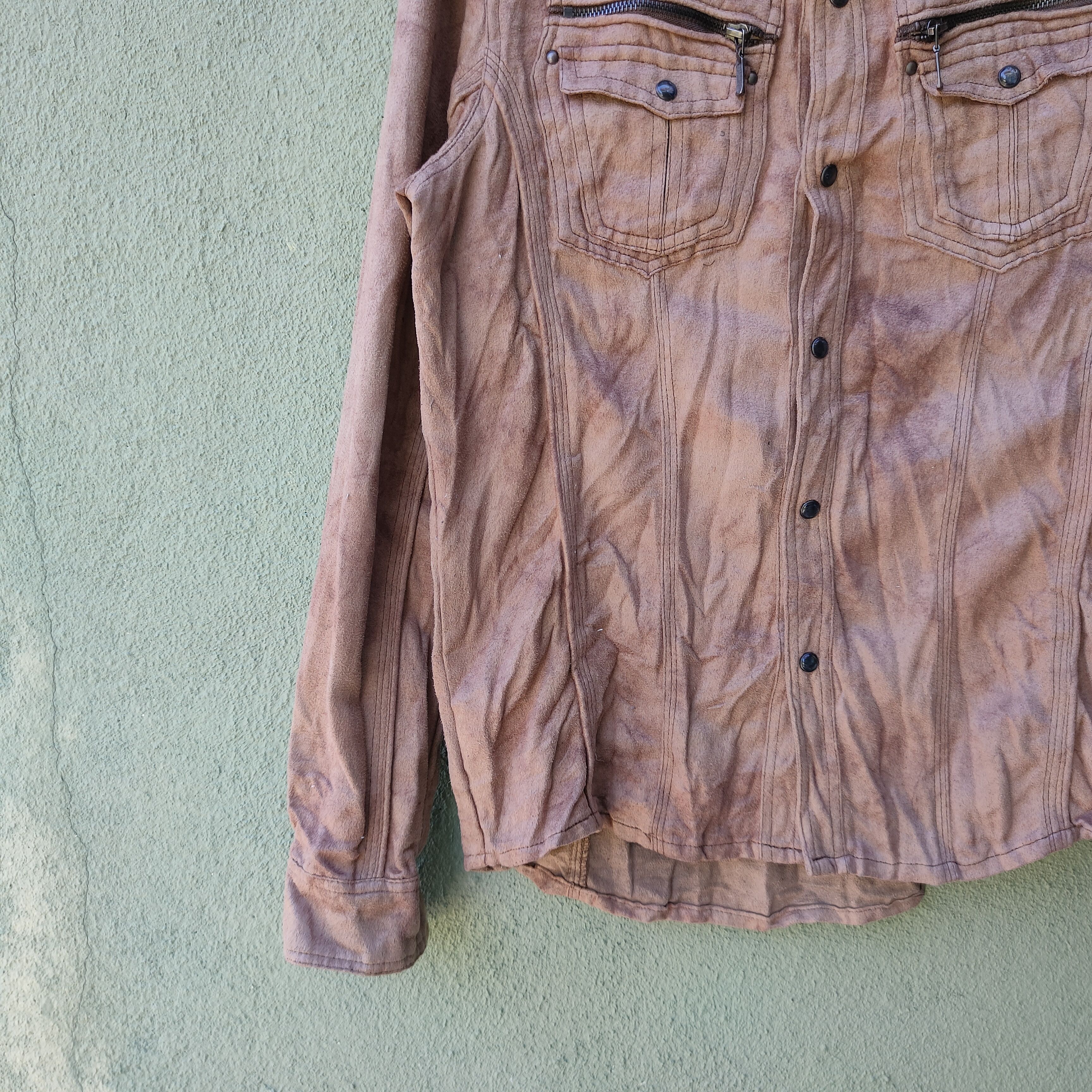 In The Attic × Vintage Vintage IN THE ATTIC Nice Design Button Ups Shirt Size US S / EU 44-46 / 1 - 3 Thumbnail