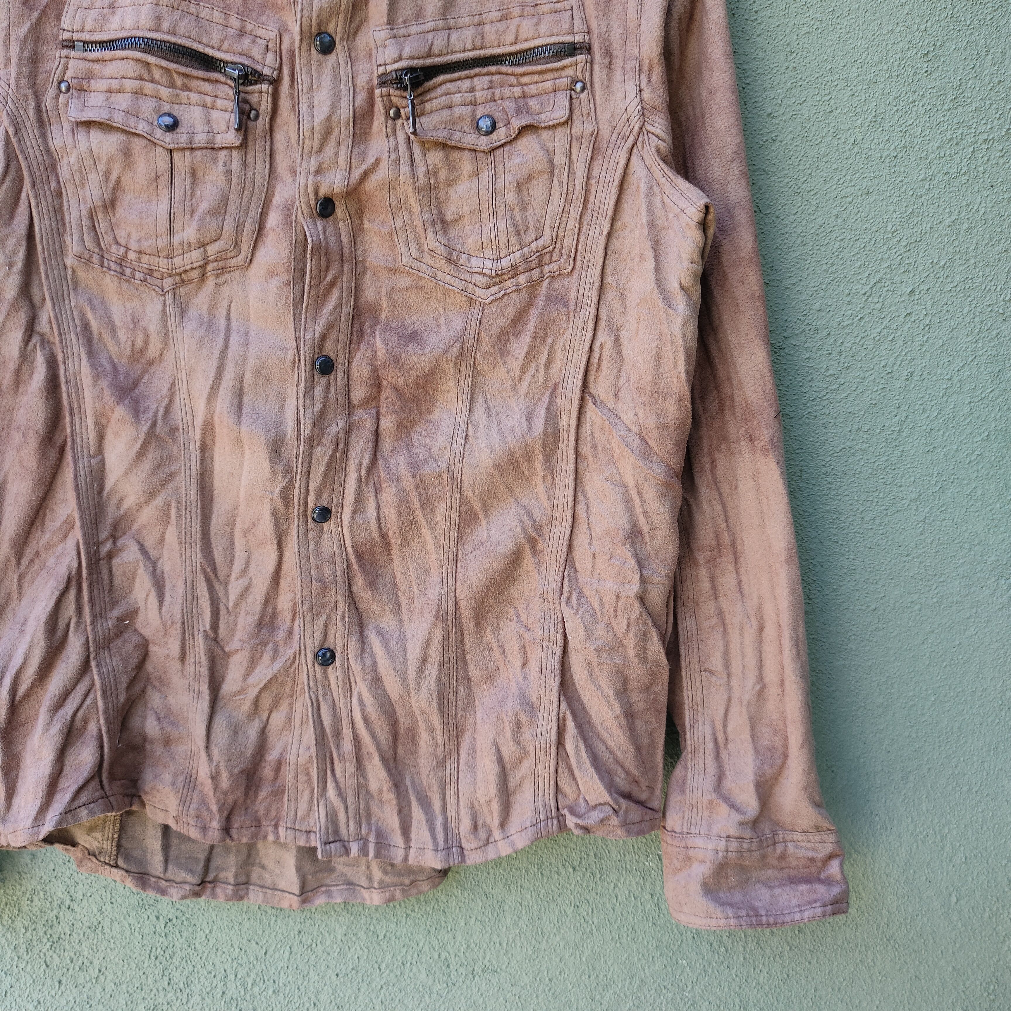 In The Attic × Vintage Vintage IN THE ATTIC Nice Design Button Ups Shirt Size US S / EU 44-46 / 1 - 2 Thumbnail