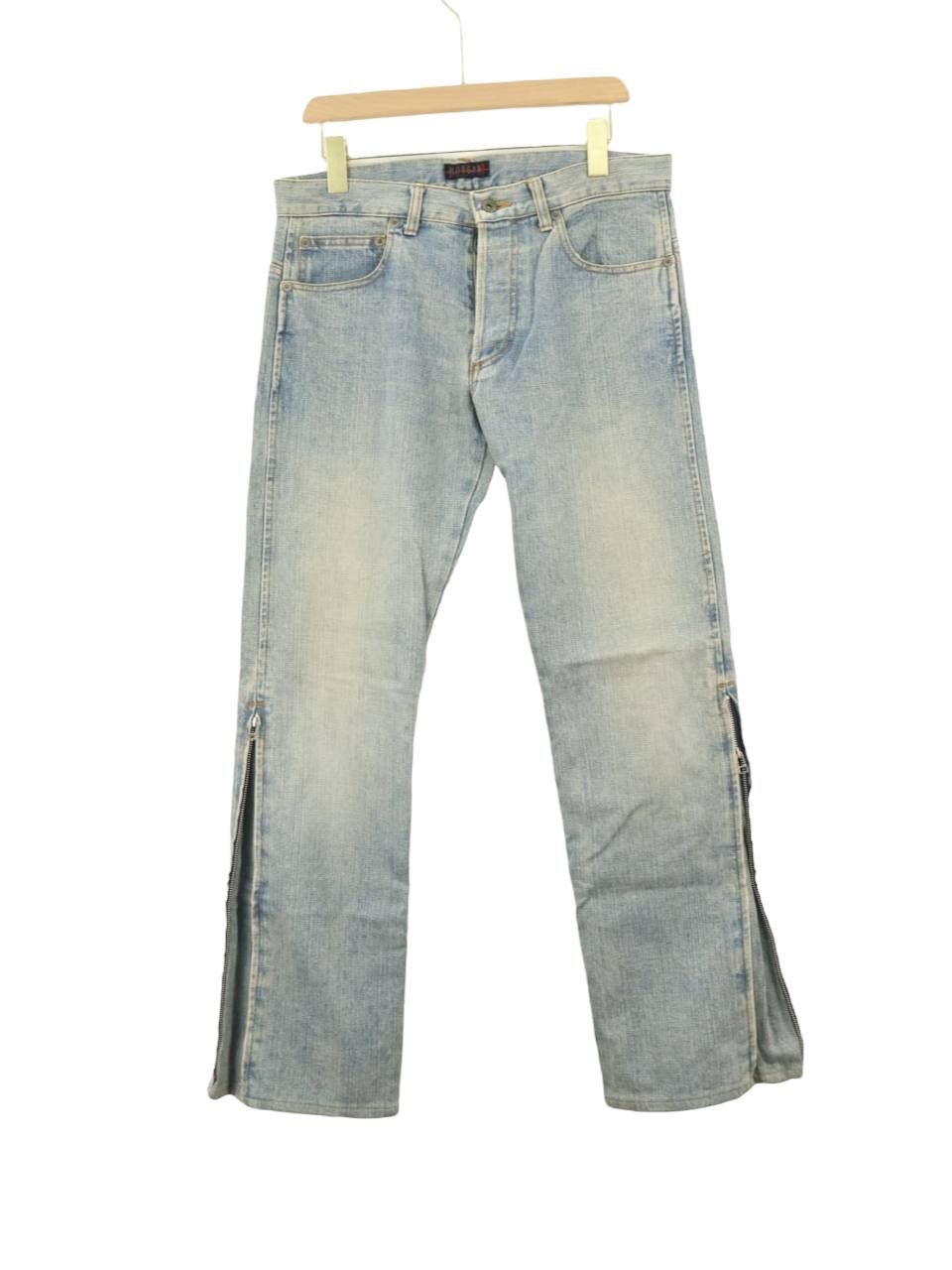 Japanese Brand × Morgan Homme MORGAN HOMME Fly Button Ankle Zipper Denim Jeans Pant Size US 32 / EU 48 - 1 Thumbnail