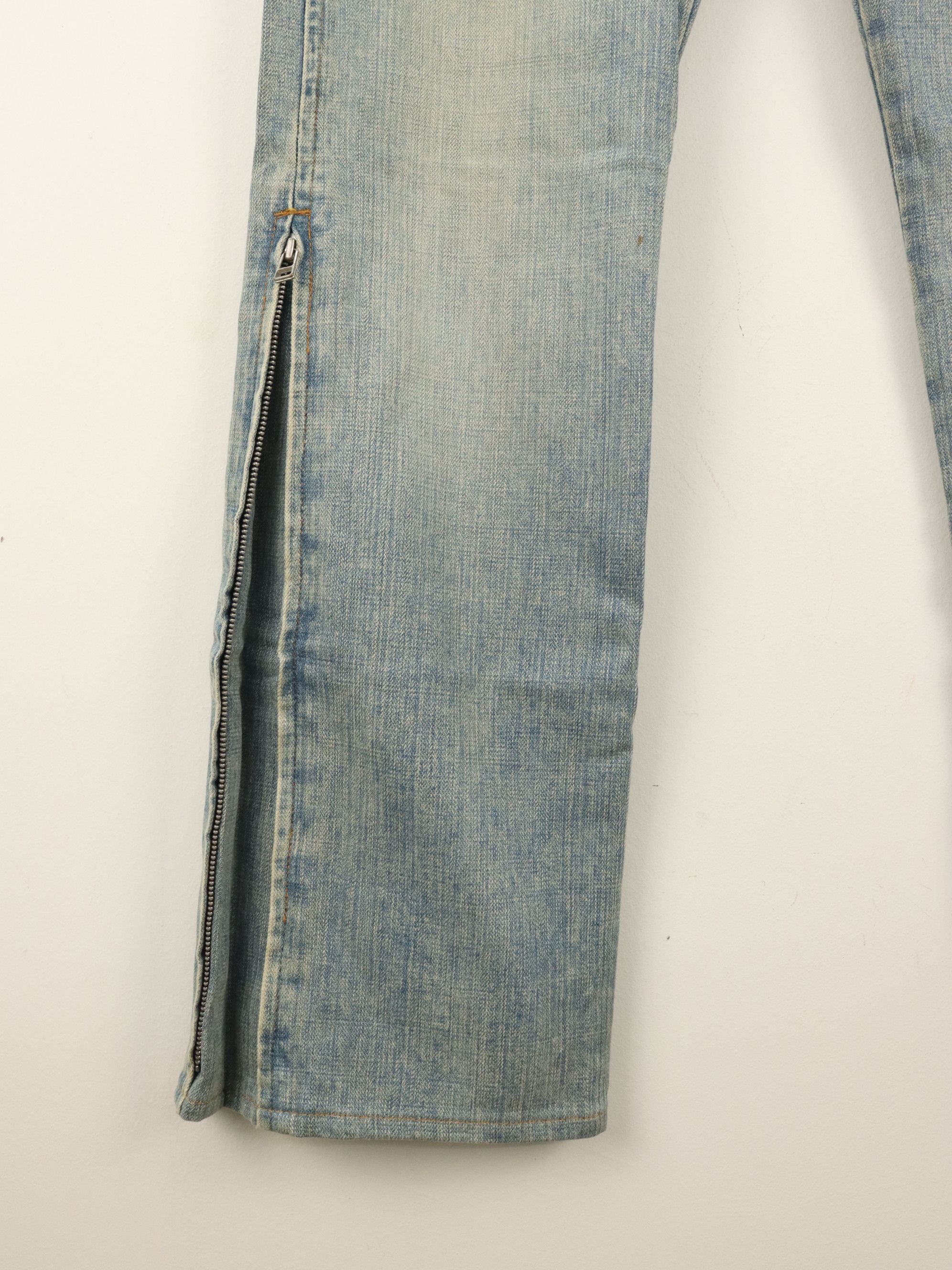 Japanese Brand × Morgan Homme MORGAN HOMME Fly Button Ankle Zipper Denim Jeans Pant Size US 32 / EU 48 - 13 Thumbnail