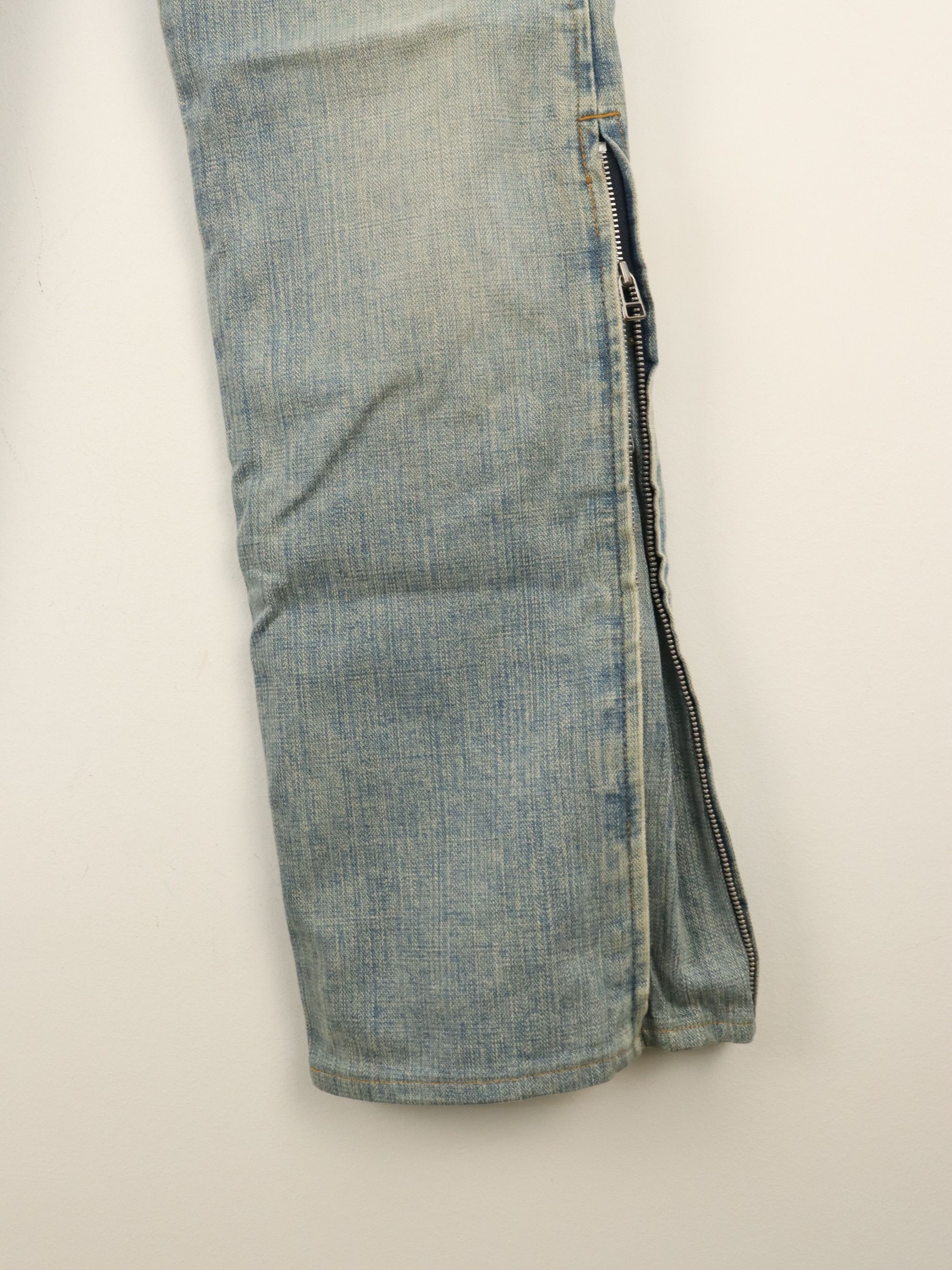 Japanese Brand × Morgan Homme MORGAN HOMME Fly Button Ankle Zipper Denim Jeans Pant Size US 32 / EU 48 - 14 Thumbnail