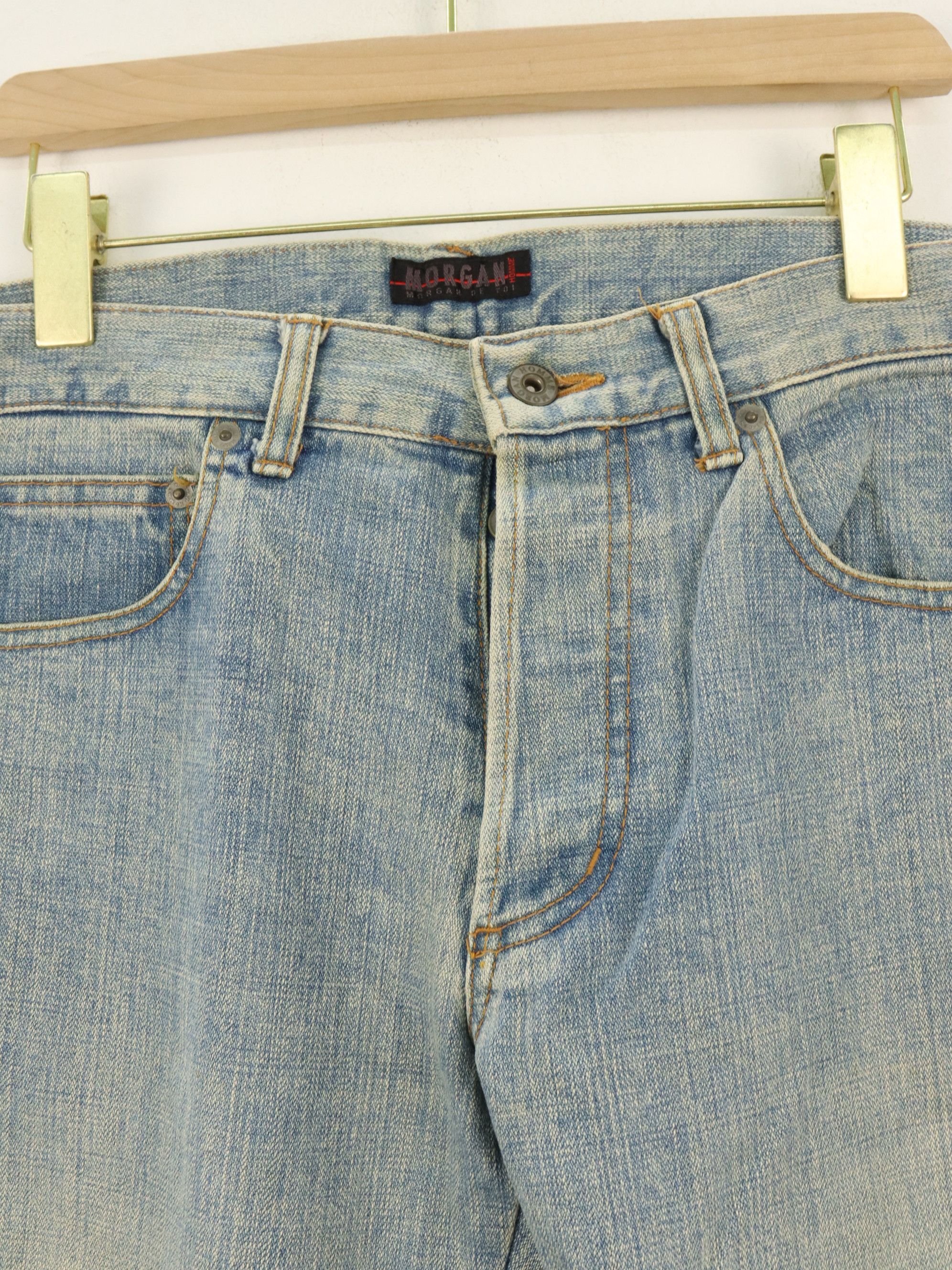 Japanese Brand × Morgan Homme MORGAN HOMME Fly Button Ankle Zipper Denim Jeans Pant Size US 32 / EU 48 - 6 Thumbnail