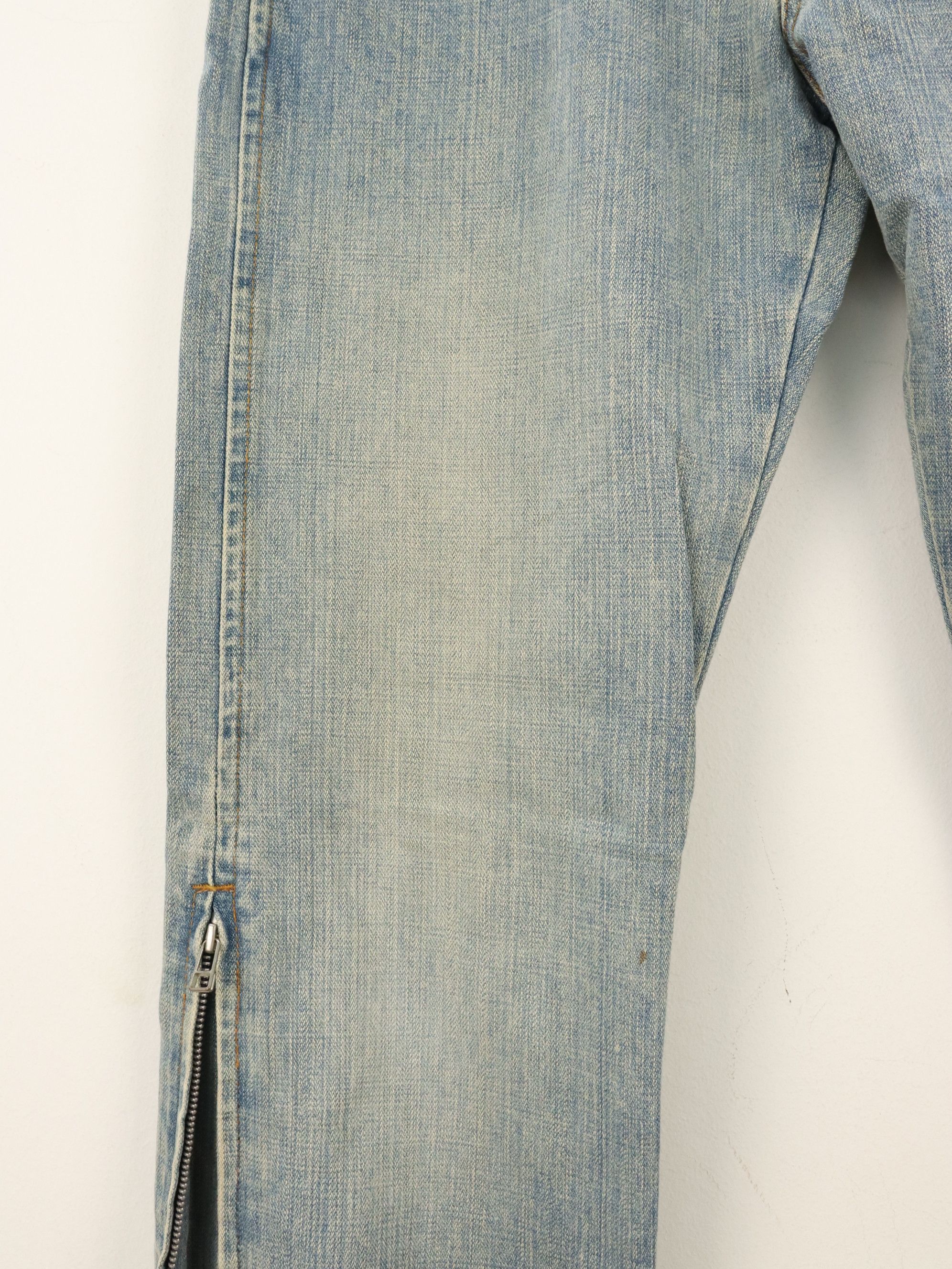 Japanese Brand × Morgan Homme MORGAN HOMME Fly Button Ankle Zipper Denim Jeans Pant Size US 32 / EU 48 - 9 Thumbnail
