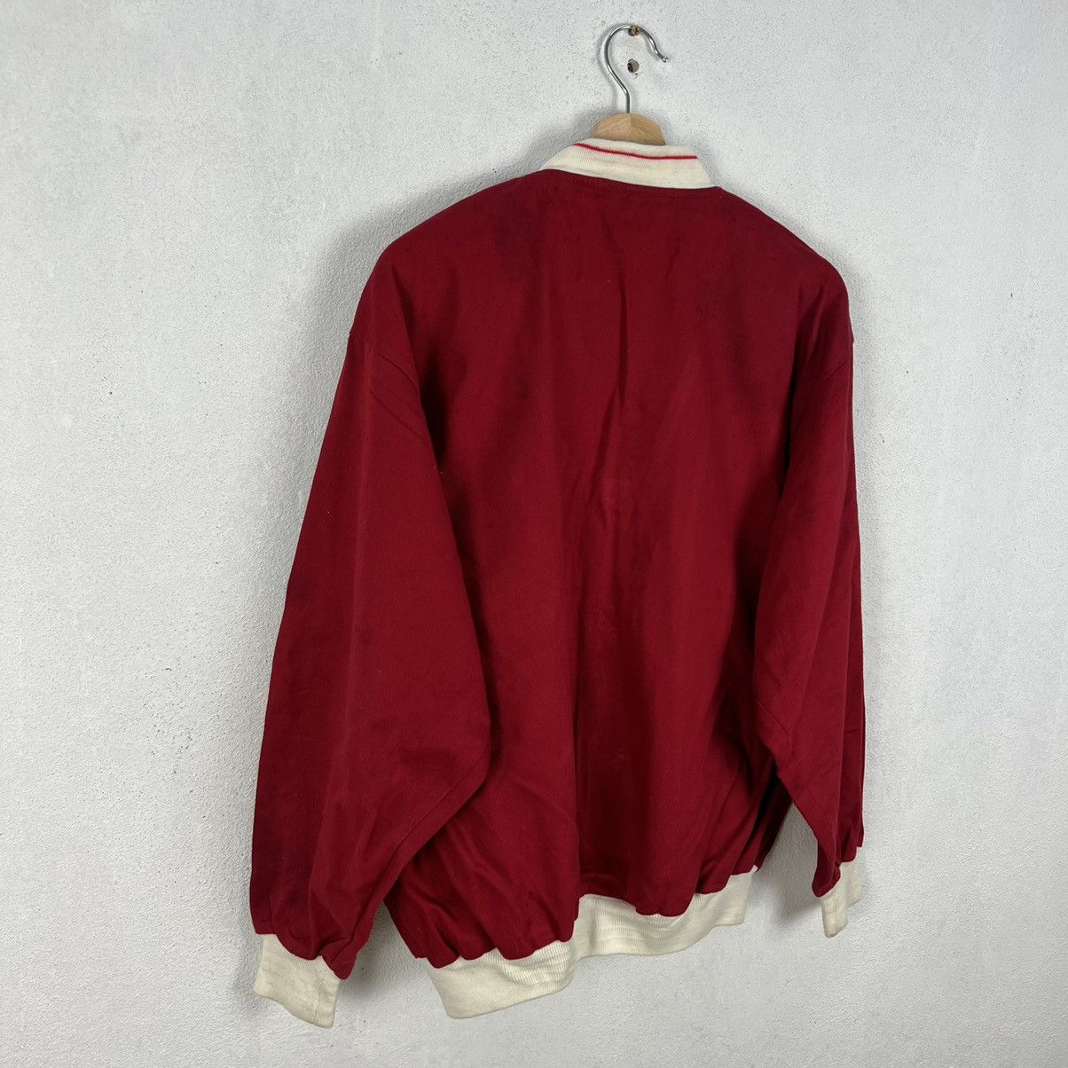 Japanese Brand VINTAGE VERITY CARDIGAN BIG LOGO Size US L / EU 52-54 / 3 - 11 Thumbnail
