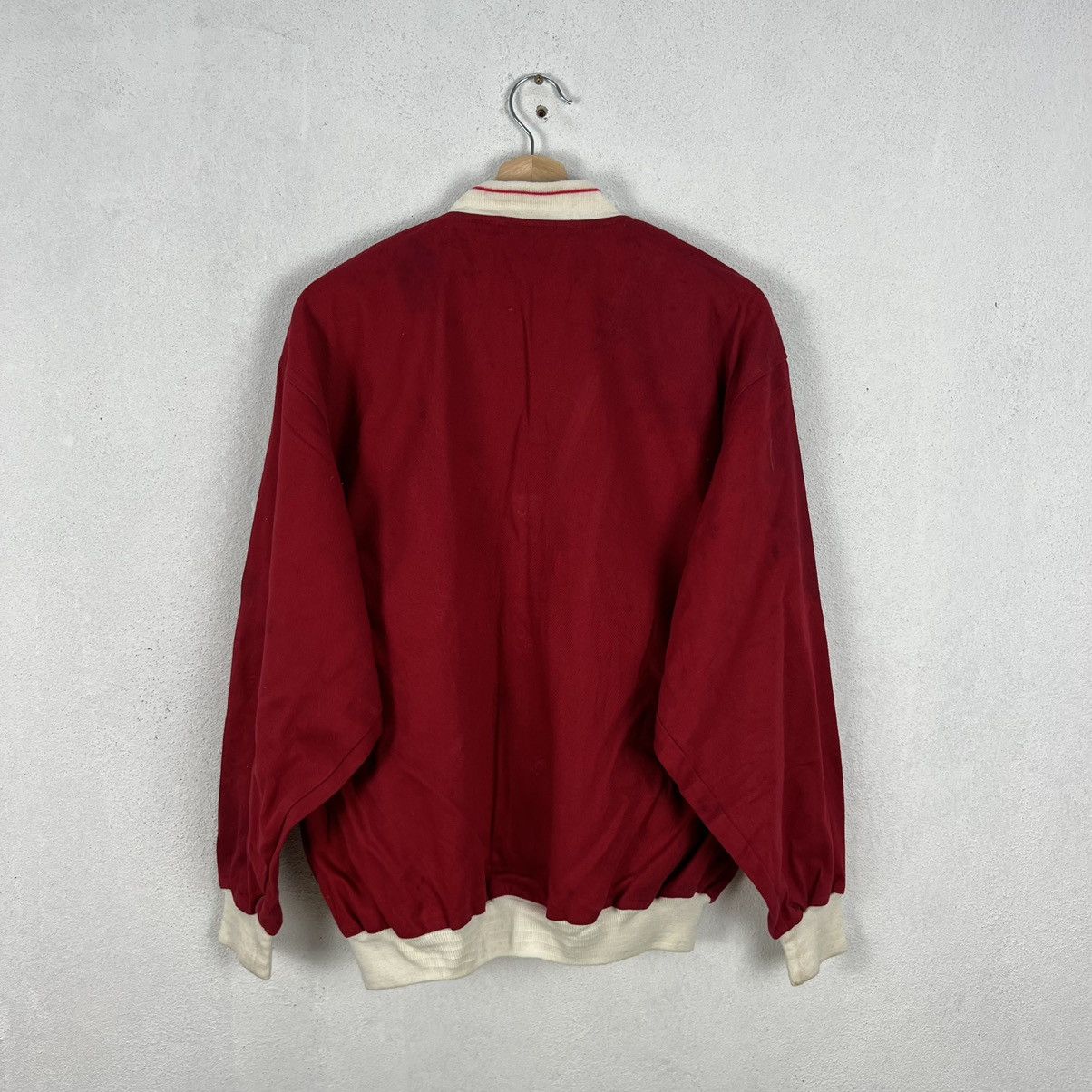 Japanese Brand VINTAGE VERITY CARDIGAN BIG LOGO Size US L / EU 52-54 / 3 - 10 Thumbnail