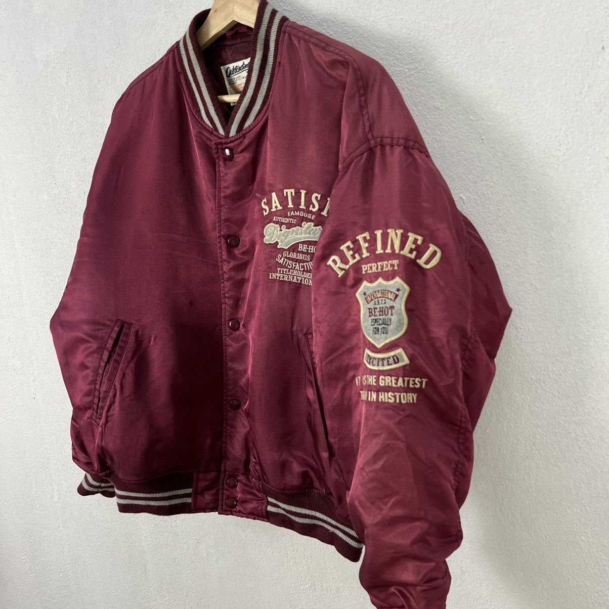 Japanese Brand PROSPER TITLEHOLDER EMBROIDERY BIG LOGO VARSITY BOMBER Size US L / EU 52-54 / 3 - 3 Thumbnail