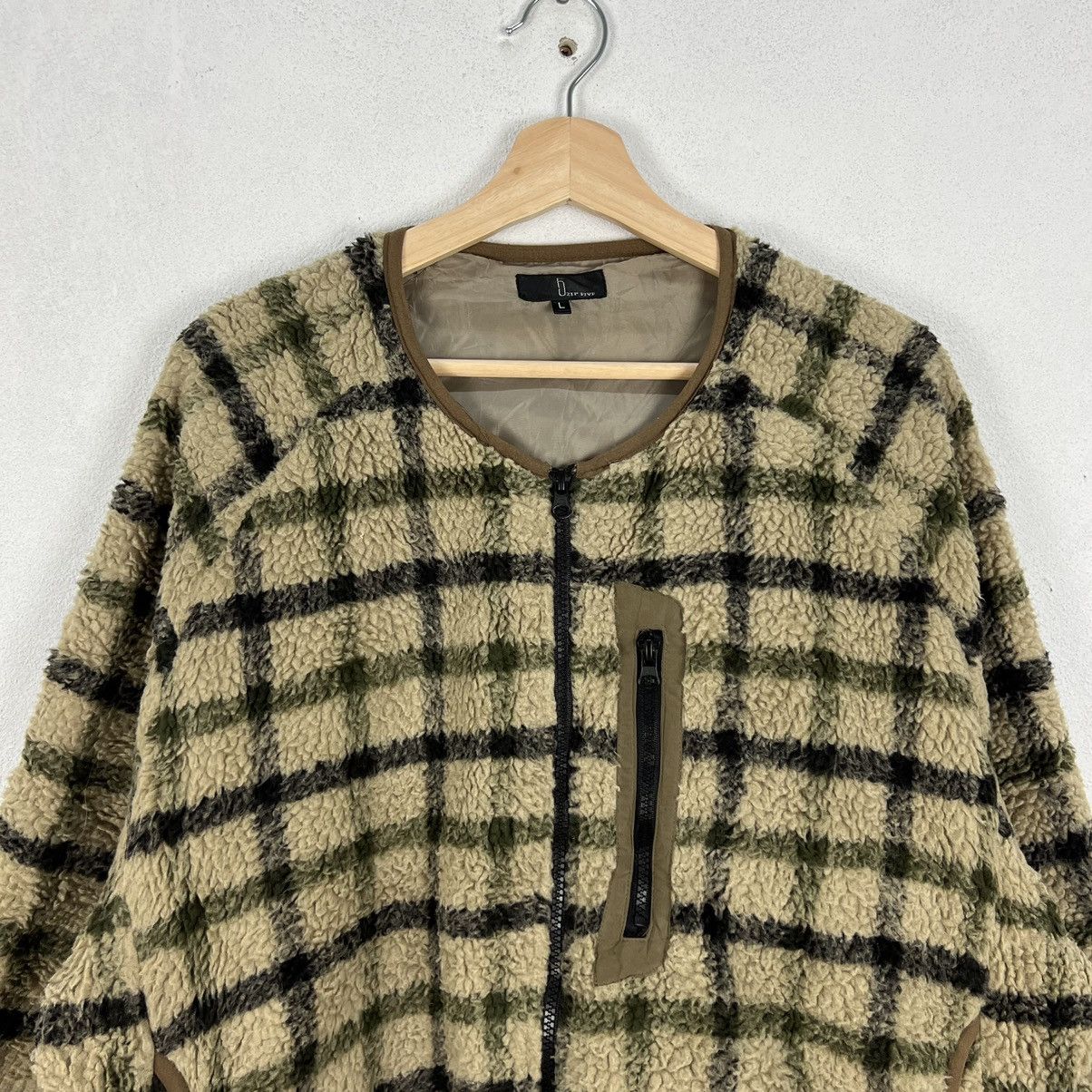 Japanese Brand RARE TARTAN DESIGN FLEECE ZIPPER JACKET ZIP FIVE Size US L / EU 52-54 / 3 - 3 Thumbnail