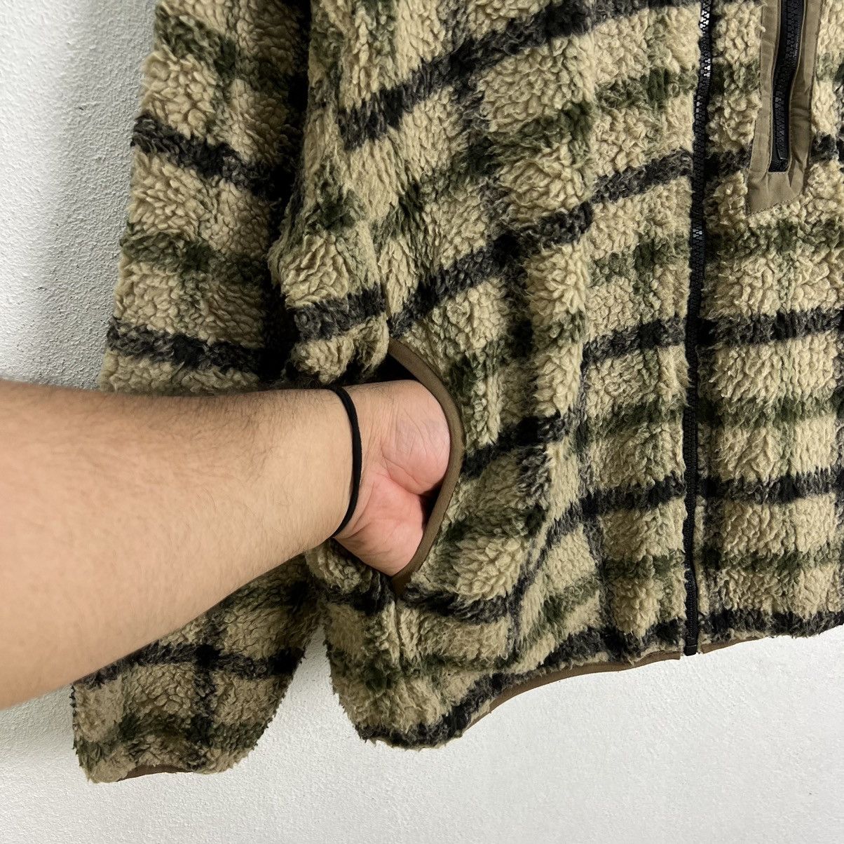 Japanese Brand RARE TARTAN DESIGN FLEECE ZIPPER JACKET ZIP FIVE Size US L / EU 52-54 / 3 - 5 Thumbnail