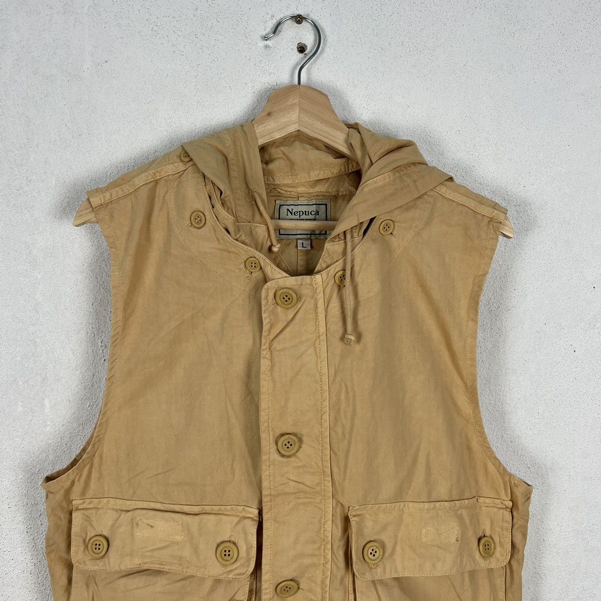 Japanese Brand VINTAGE CARGO MULTI POCKET VEST NEPUCA Size US L / EU 52-54 / 3 - 3 Thumbnail