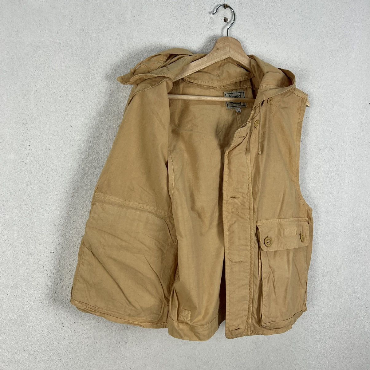 Japanese Brand VINTAGE CARGO MULTI POCKET VEST NEPUCA Size US L / EU 52-54 / 3 - 12 Thumbnail