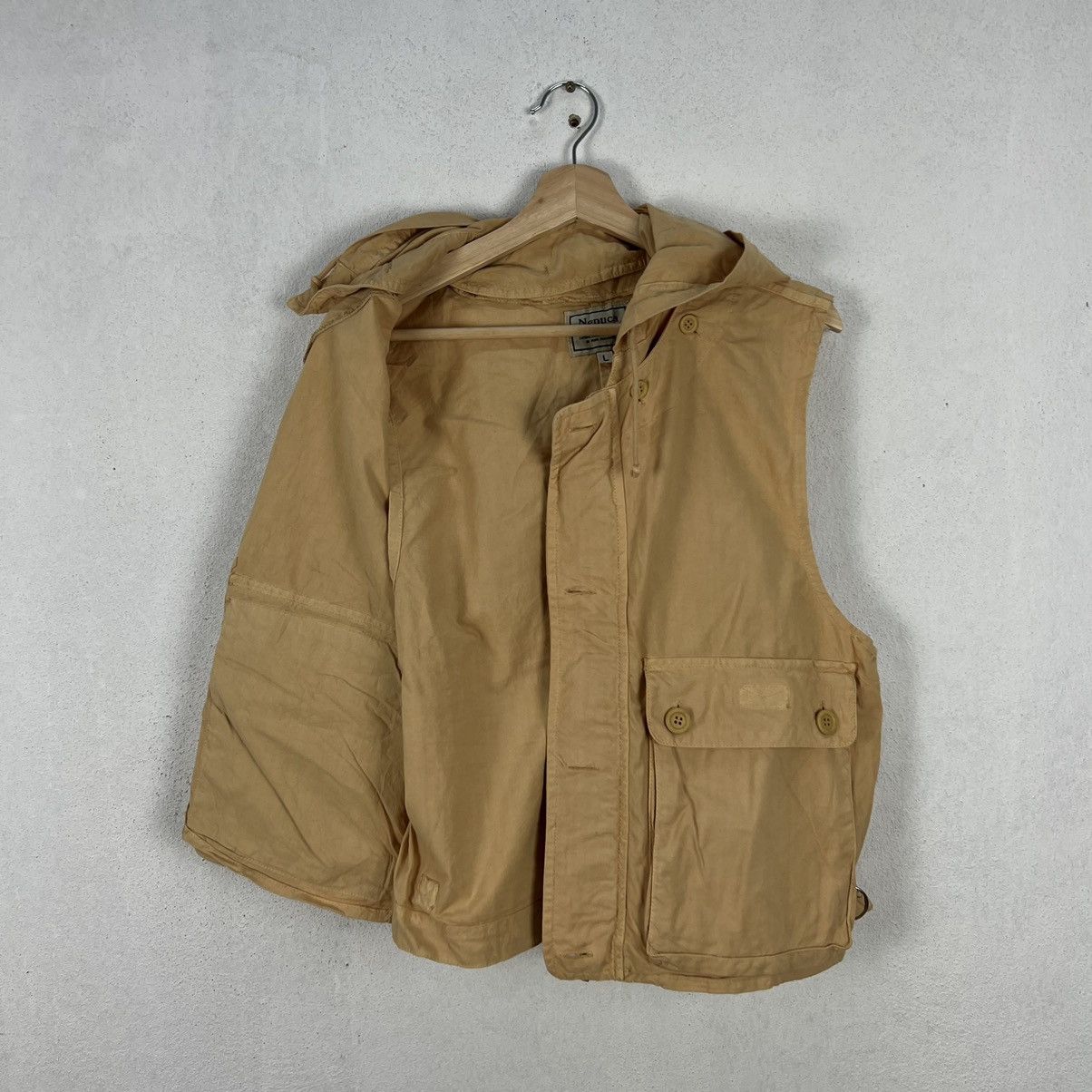 Japanese Brand VINTAGE CARGO MULTI POCKET VEST NEPUCA Size US L / EU 52-54 / 3 - 11 Thumbnail