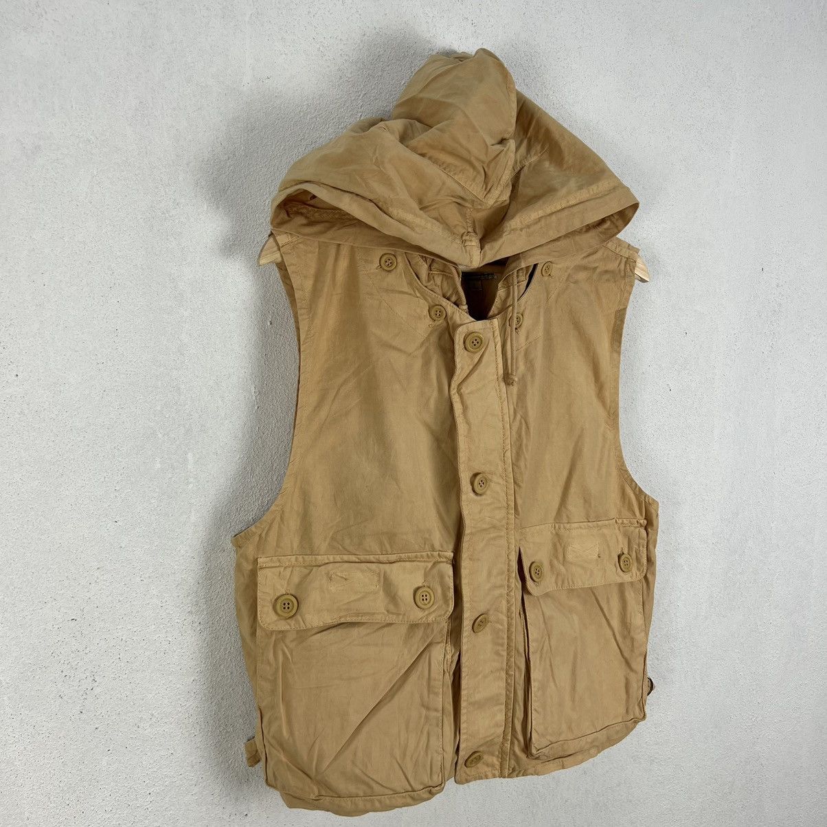 Japanese Brand VINTAGE CARGO MULTI POCKET VEST NEPUCA Size US L / EU 52-54 / 3 - 10 Thumbnail