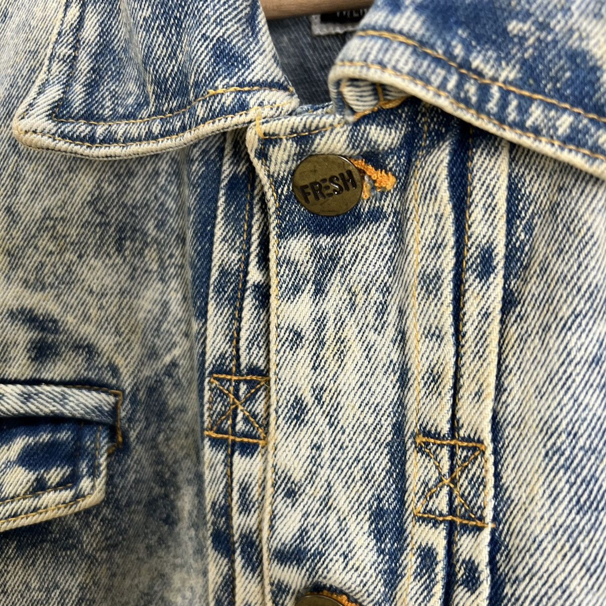Japanese Brand ACID WASH STYLE ORIGINAL JEANS JUNIOR CLUB DENIM JACKET Size US M / EU 48-50 / 2 - 9 Thumbnail