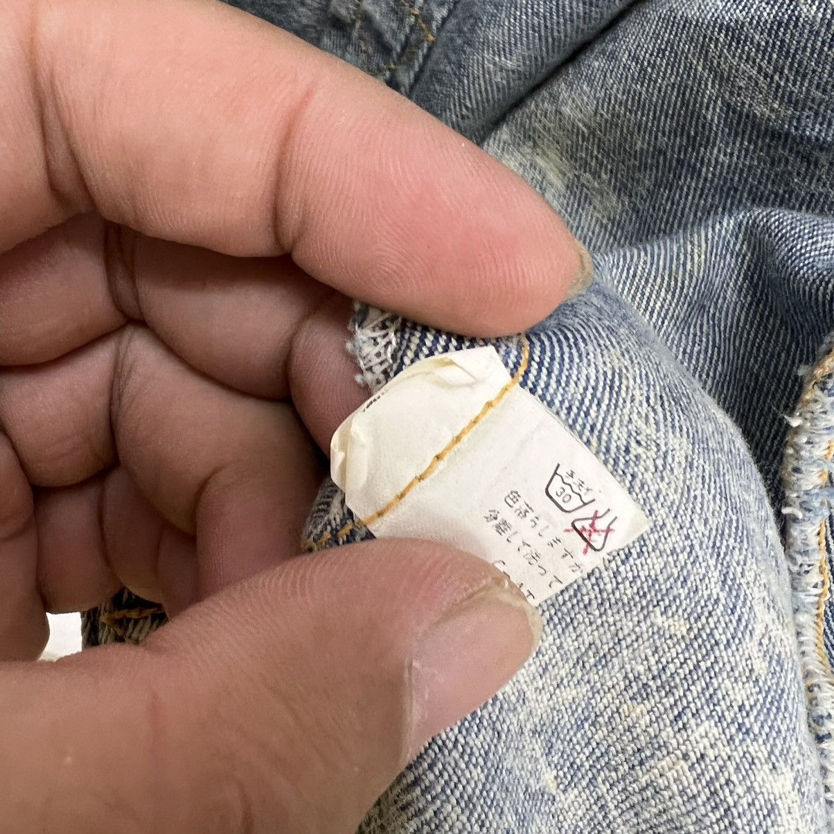 Japanese Brand ACID WASH STYLE ORIGINAL JEANS JUNIOR CLUB DENIM JACKET Size US M / EU 48-50 / 2 - 21 Thumbnail
