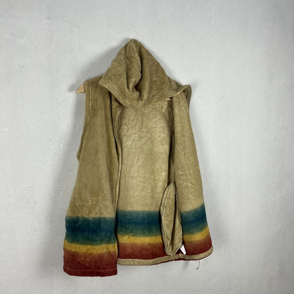 Japanese Brand FLEECE TANK TOP VEST ZELT FOR LIFE MULTI COLOUR TRITONE Size US M / EU 48-50 / 2 - 10 Thumbnail
