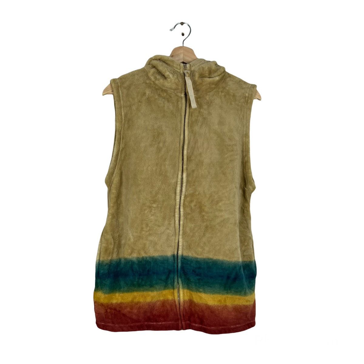 Japanese Brand FLEECE TANK TOP VEST ZELT FOR LIFE MULTI COLOUR TRITONE Size US M / EU 48-50 / 2 - 1 Thumbnail
