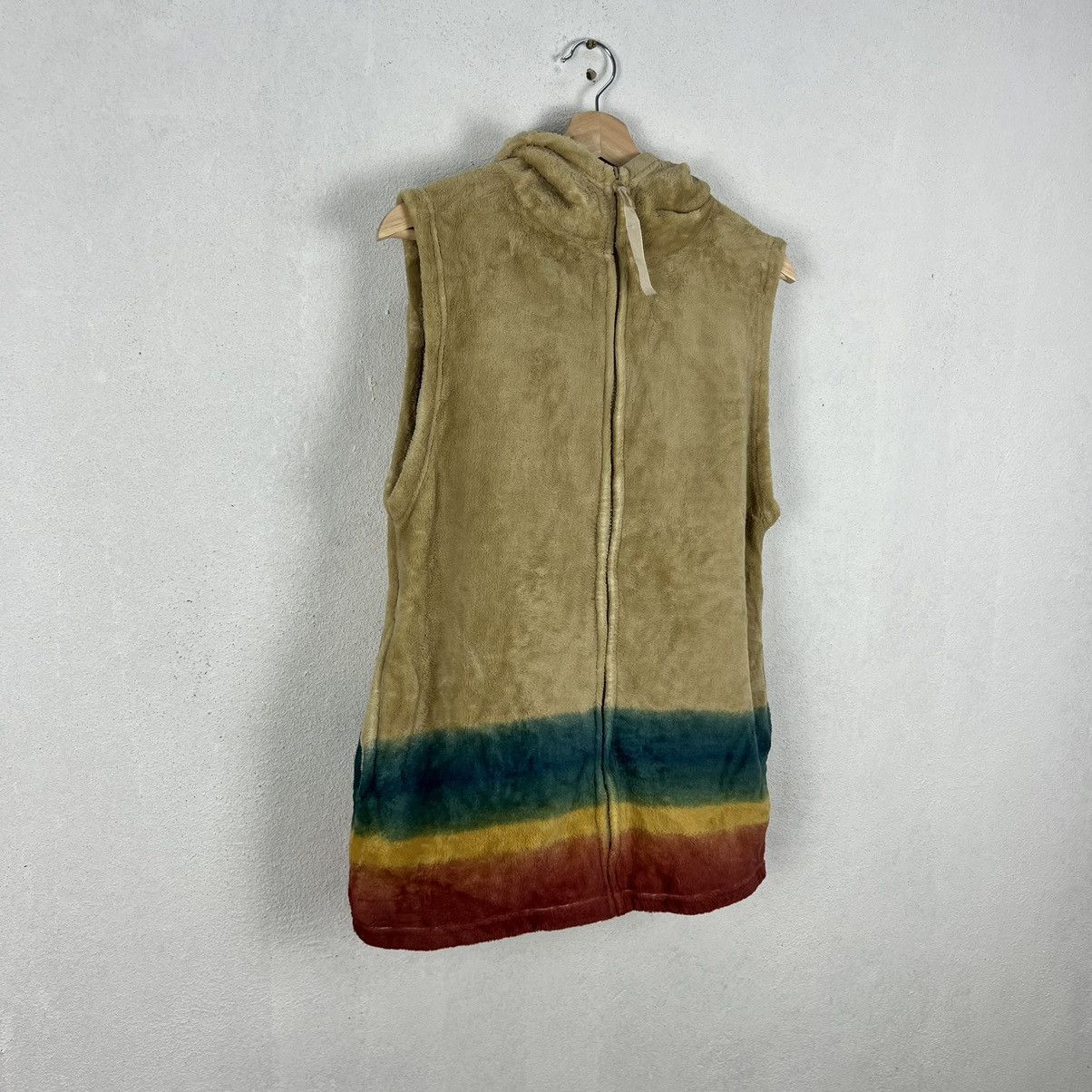 Japanese Brand FLEECE TANK TOP VEST ZELT FOR LIFE MULTI COLOUR TRITONE Size US M / EU 48-50 / 2 - 2 Thumbnail