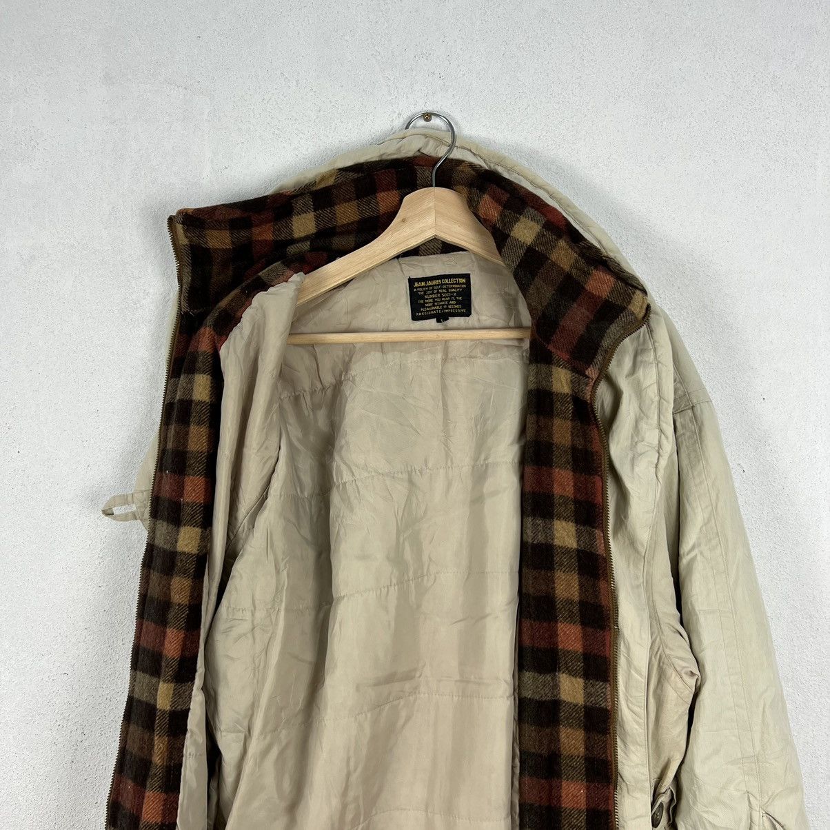 Japanese Brand JEAN JAURES ISSEY MIYAKE DOUBLE BREAST TARTAN CARGO JACKET Size US L / EU 52-54 / 3 - 17 Thumbnail