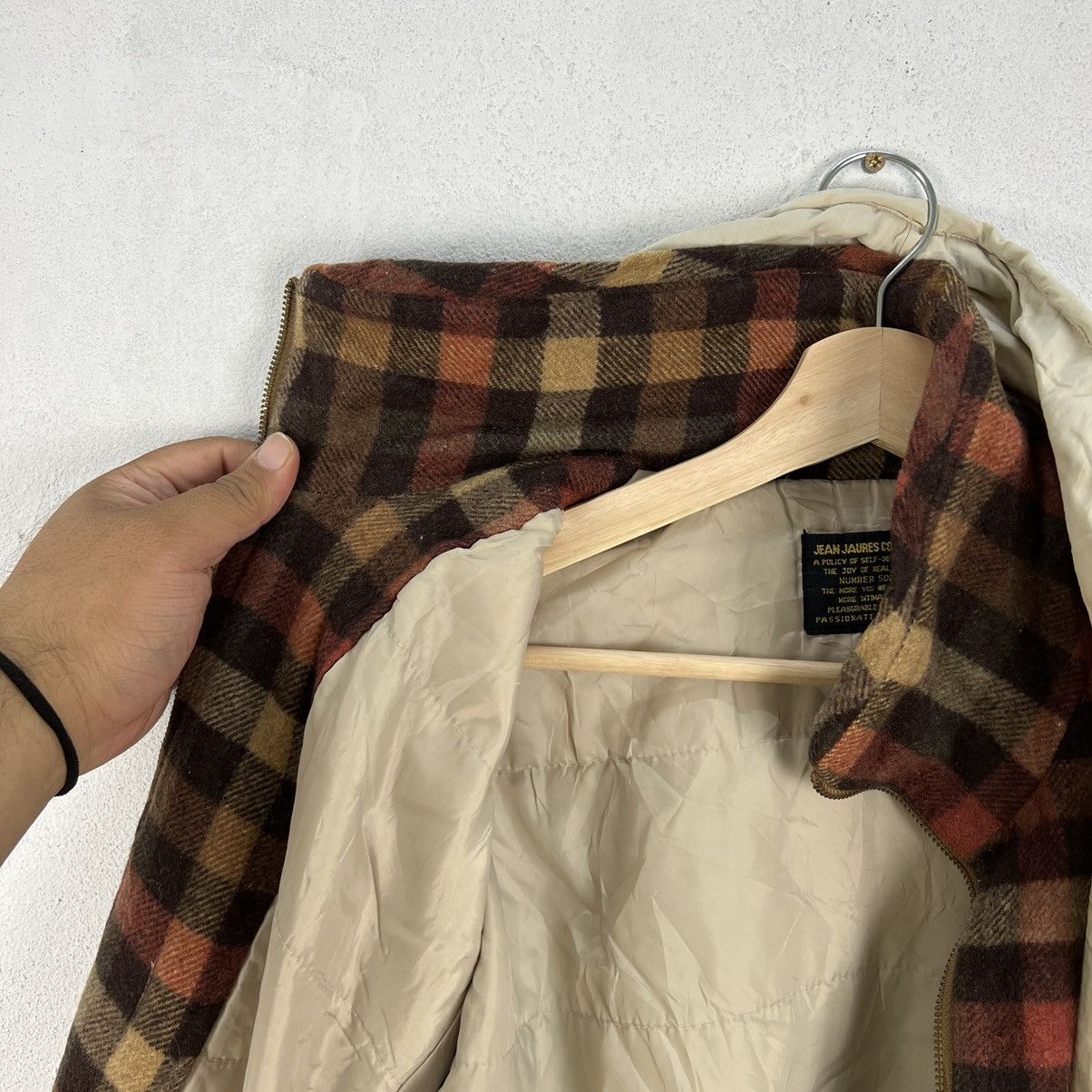 Japanese Brand JEAN JAURES ISSEY MIYAKE DOUBLE BREAST TARTAN CARGO JACKET Size US L / EU 52-54 / 3 - 18 Thumbnail