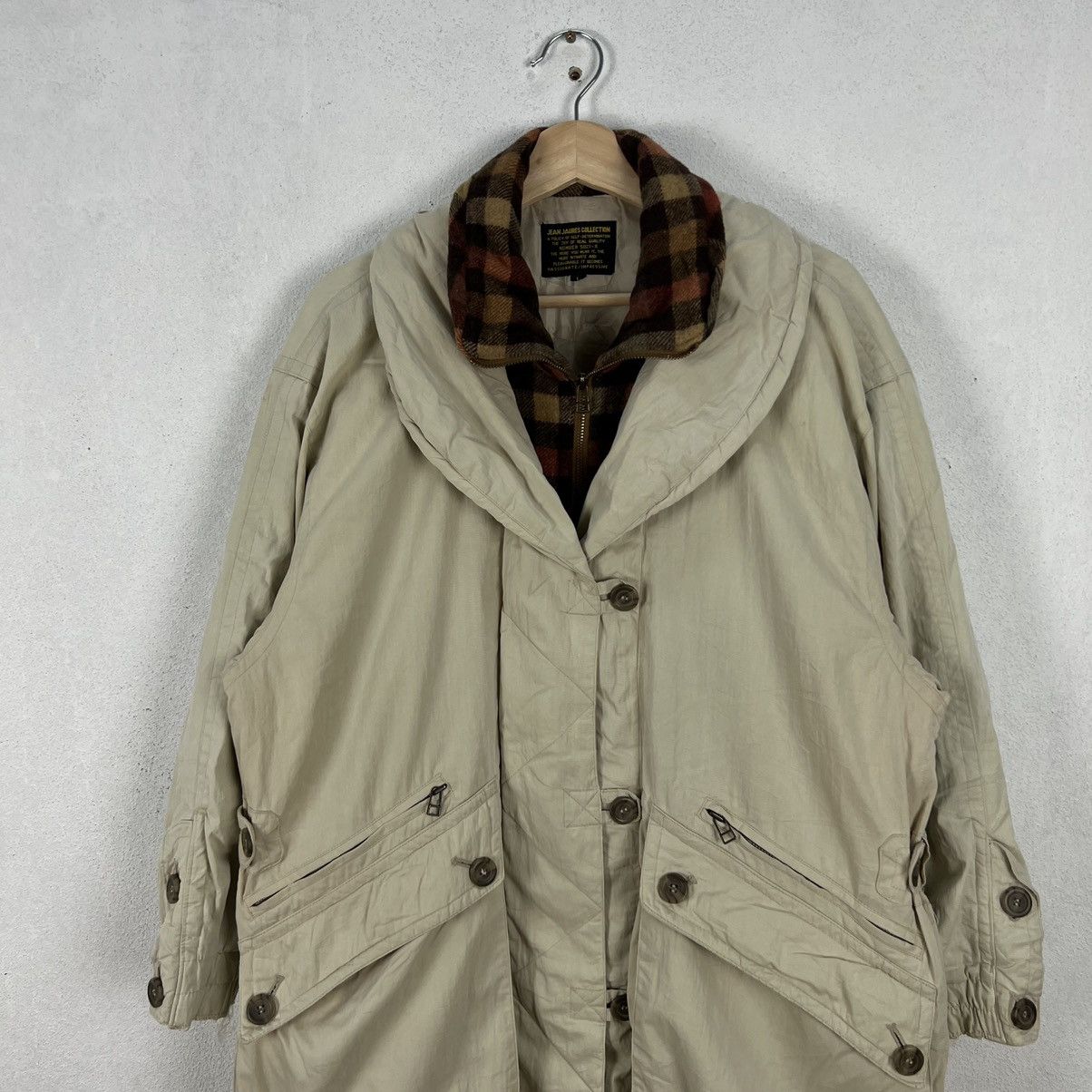 Japanese Brand JEAN JAURES ISSEY MIYAKE DOUBLE BREAST TARTAN CARGO JACKET Size US L / EU 52-54 / 3 - 3 Thumbnail