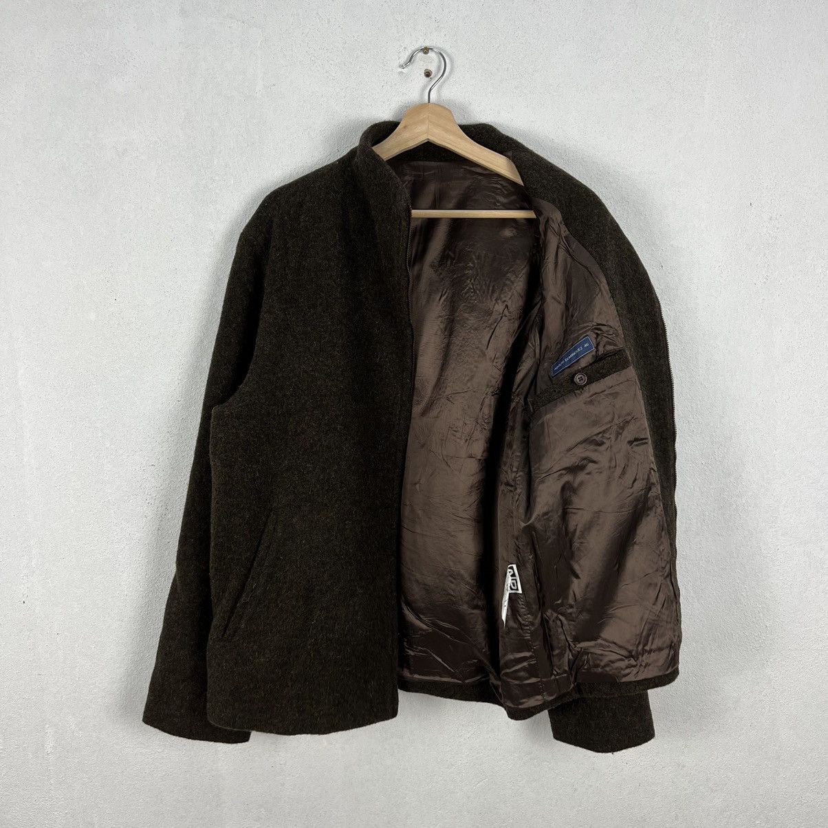 Adolfo Dominguez VINTAGE WOOL ZIPPER JACKET ADOLFO DOMINGUEZ Size US M / EU 48-50 / 2 - 10 Thumbnail